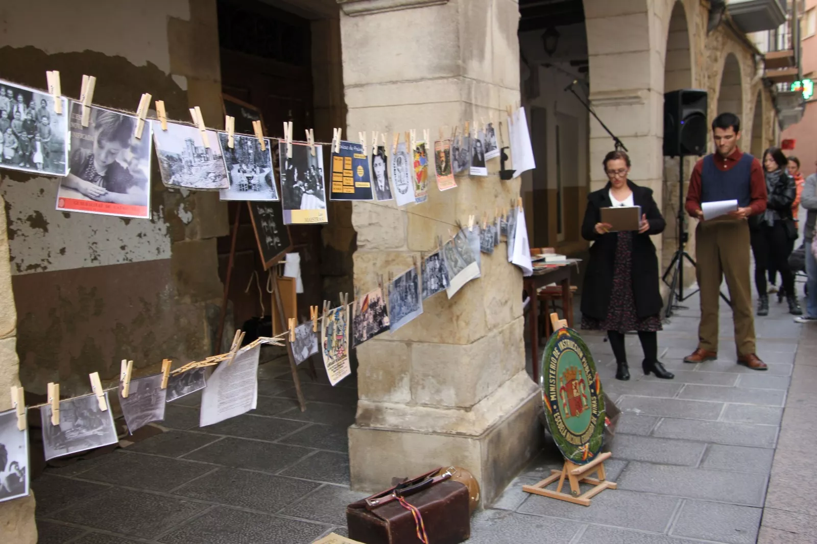 Recreación de la batalla del Ebro en Flix, con la colaboración de la asociación oscense Primera Línea. Foto: Carlos Neofato
