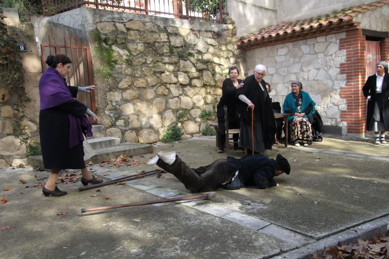 Recreación de la batalla del Ebro en Flix, con la colaboración de la asociación oscense Primera Línea. Foto: Carlos Neofato