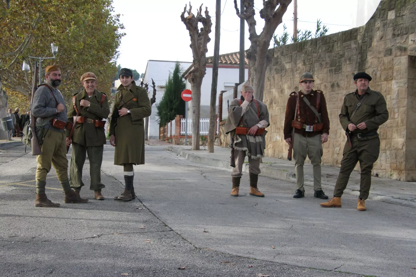 Recreación de la batalla del Ebro en Flix, con la colaboración de la asociación oscense Primera Línea. Foto: Carlos Neofato