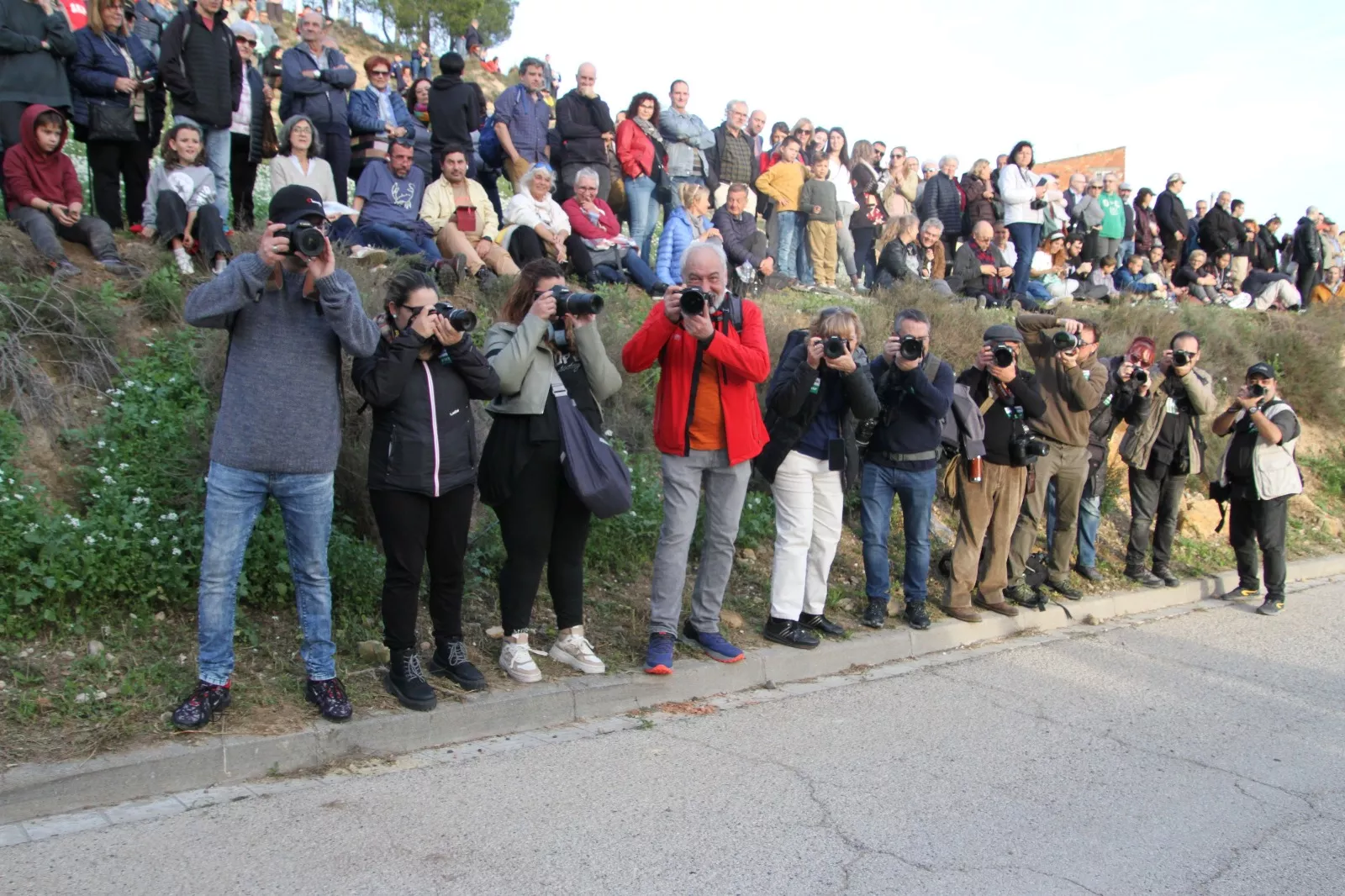 Recreación de la batalla del Ebro en Flix, con la colaboración de la asociación oscense Primera Línea. Foto: Carlos Neofato