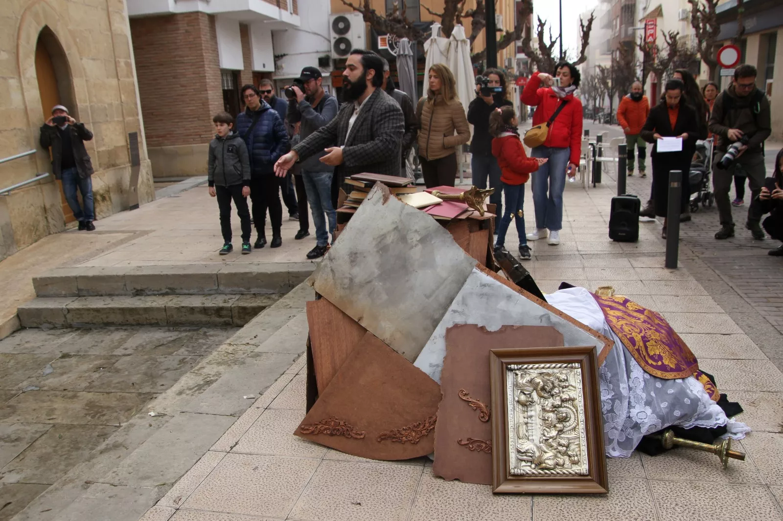 Recreación de la batalla del Ebro en Flix, con la colaboración de la asociación oscense Primera Línea. Foto: Carlos Neofato