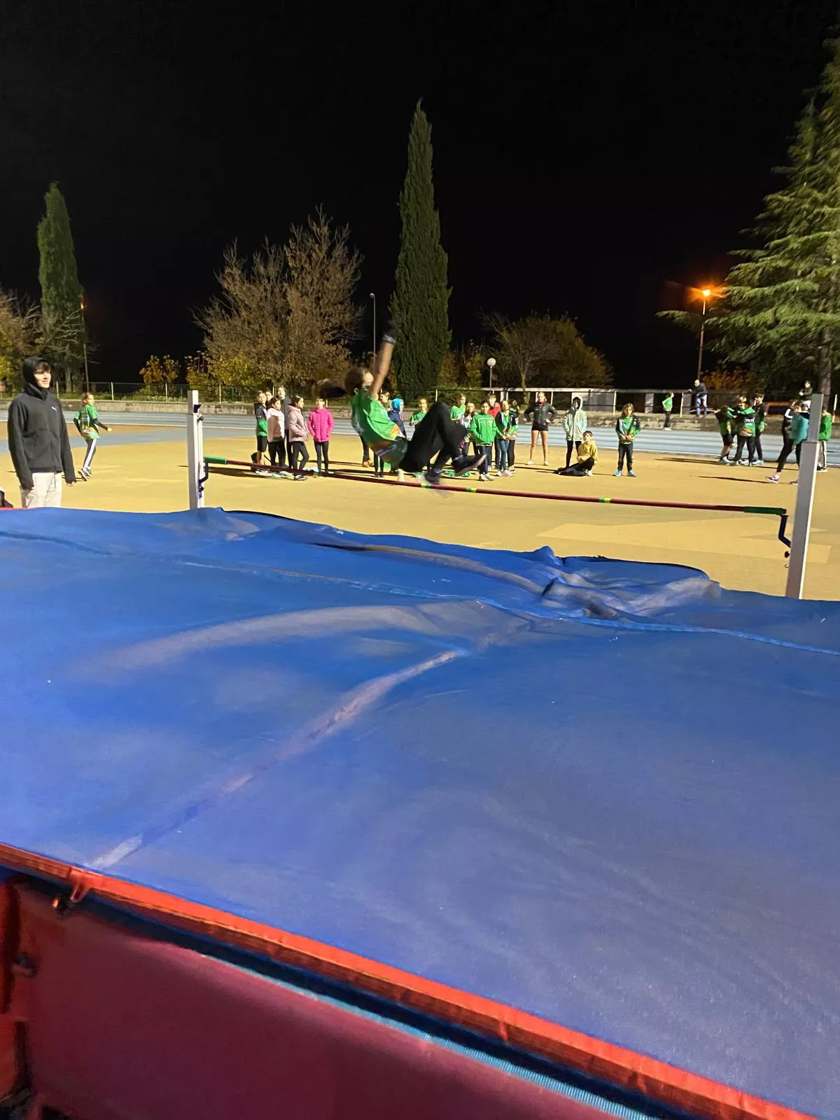 Prueba de salto de altura