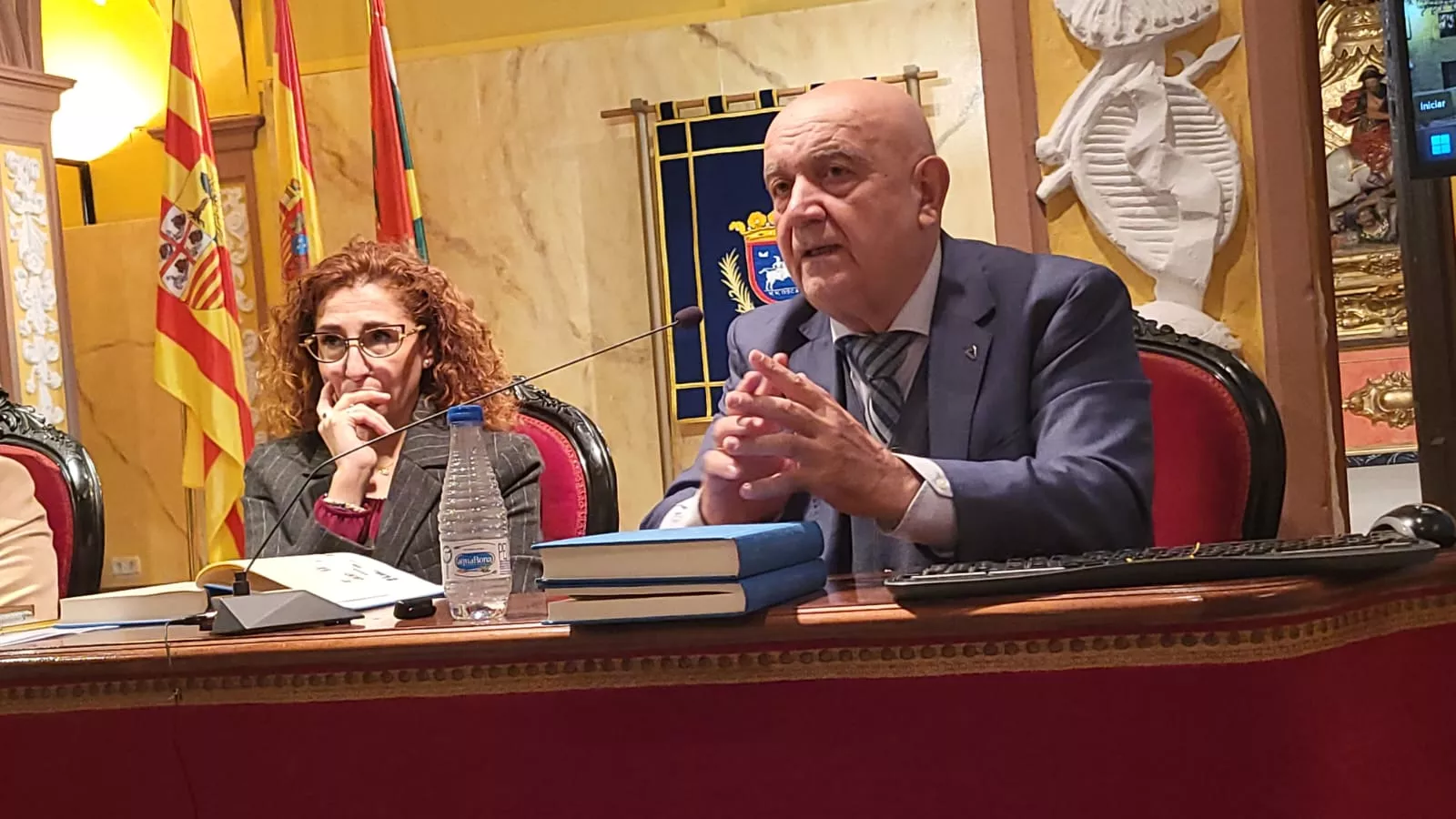 Presentación del libro Humanismo y poder. Circunstancias de la Universidad de Huesca en el Colegio de Santiago