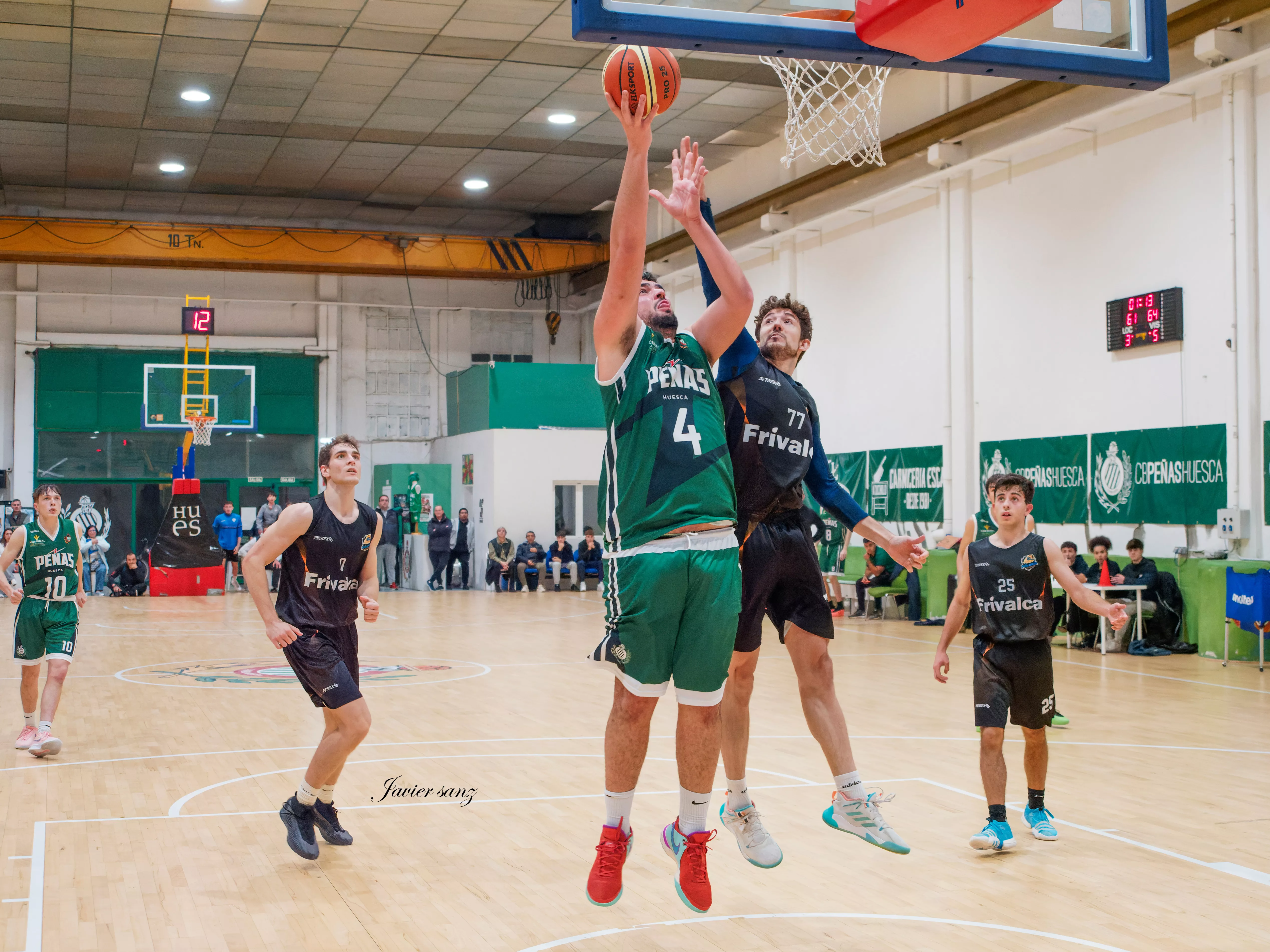 Sorigué Peñas. Foto de archivo. Derrota de un luchador Sorigué Peñas ante Patria Hispana (73-80)