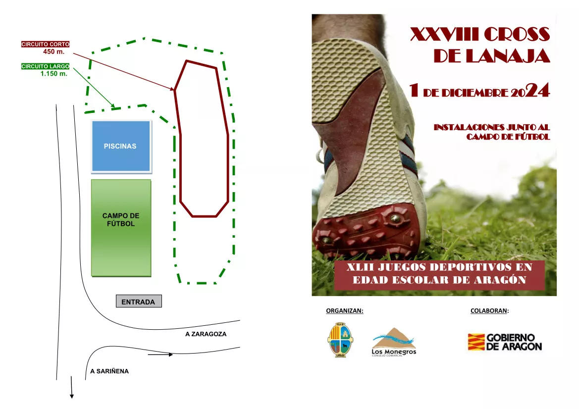 Lanaja, punto de partida del nuevo calendario de campo a través en Los Monegros