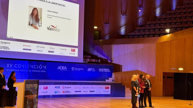 Sara Comenge, galardonada Sara Comenge, galardonada