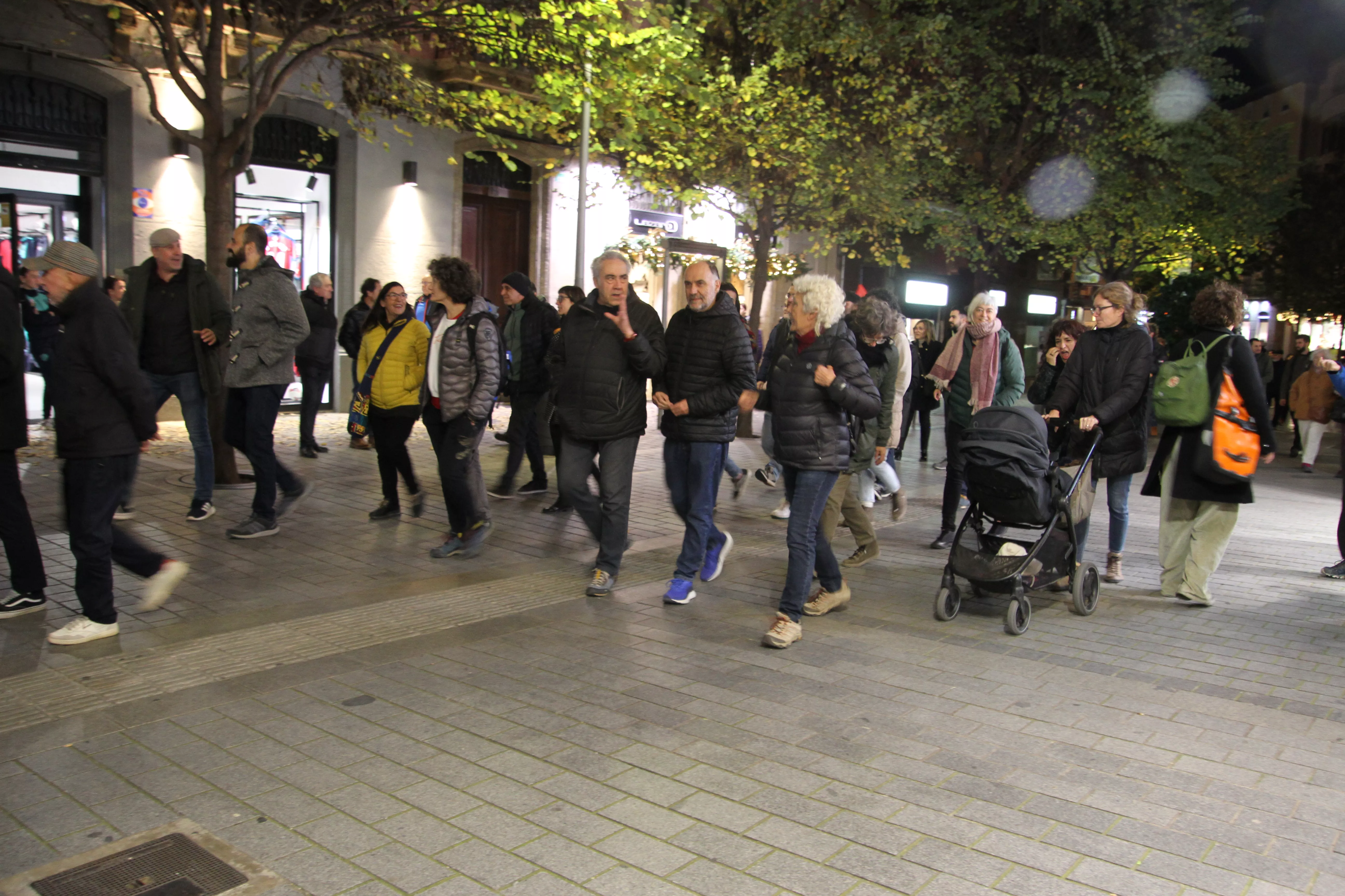 Manifestación antifascista en Huesca en el 20N. Foto Carlos Neofato 