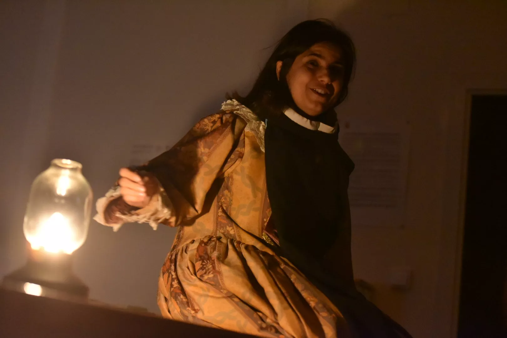 Visita teatralizada del IEA, Ana Abarca de Bolea. Foto Verónica Lacasa