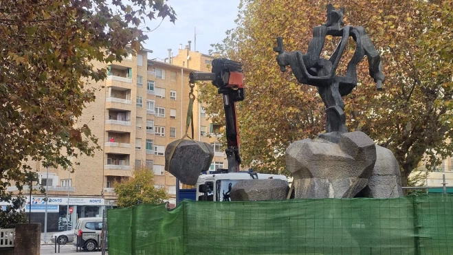 Trabajos para la recuperación del Monumento Trabajos para la recuperación del Monumento