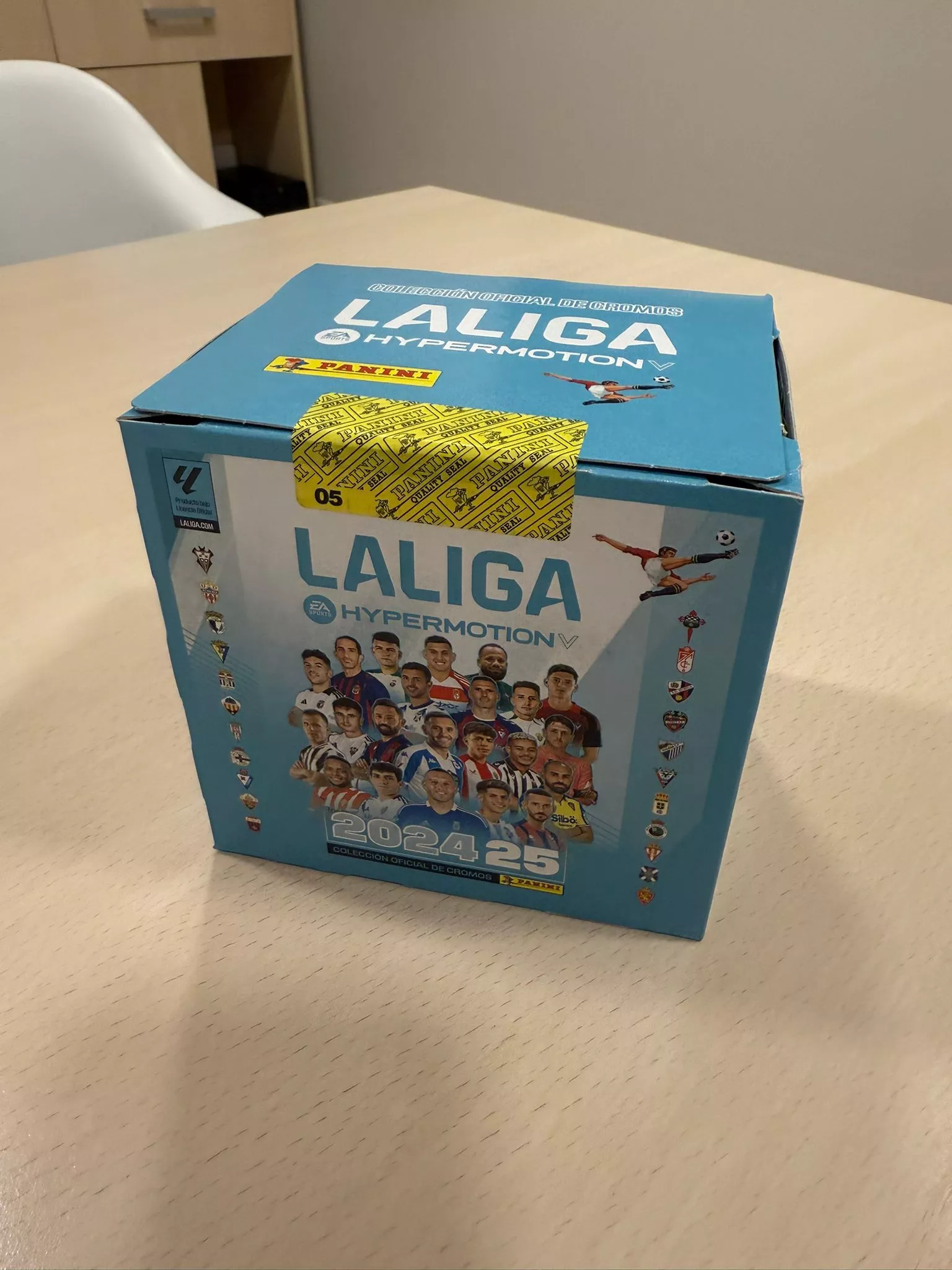 Cromos de Panini de la nueva colección de Segunda División.