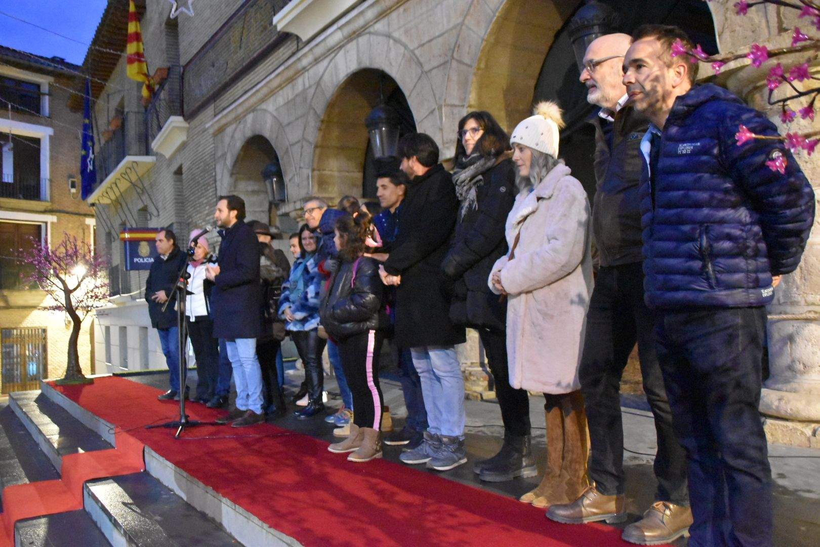 Encendido navideño en Monzón