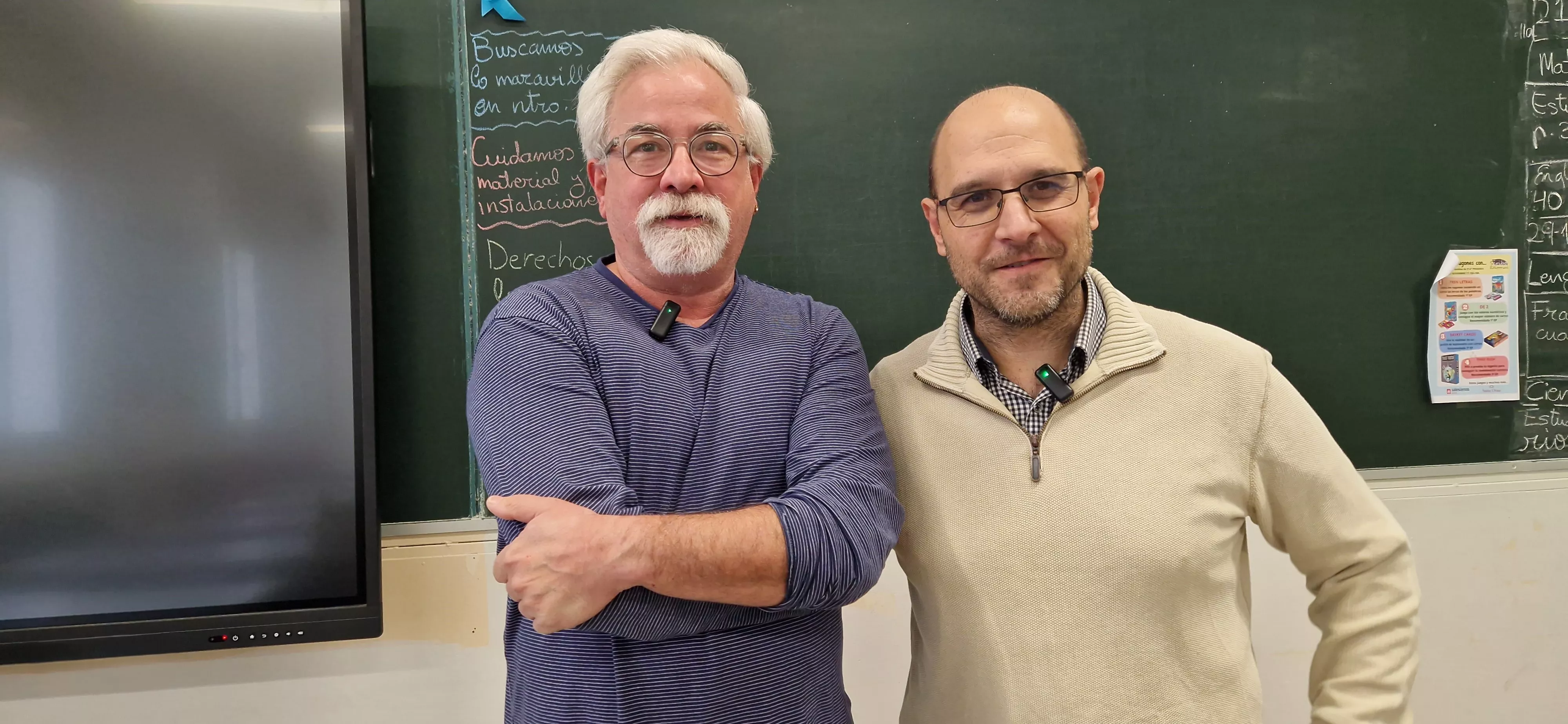 Antonio Martínez y Carlos Francisco. Foto Myriam Martínez