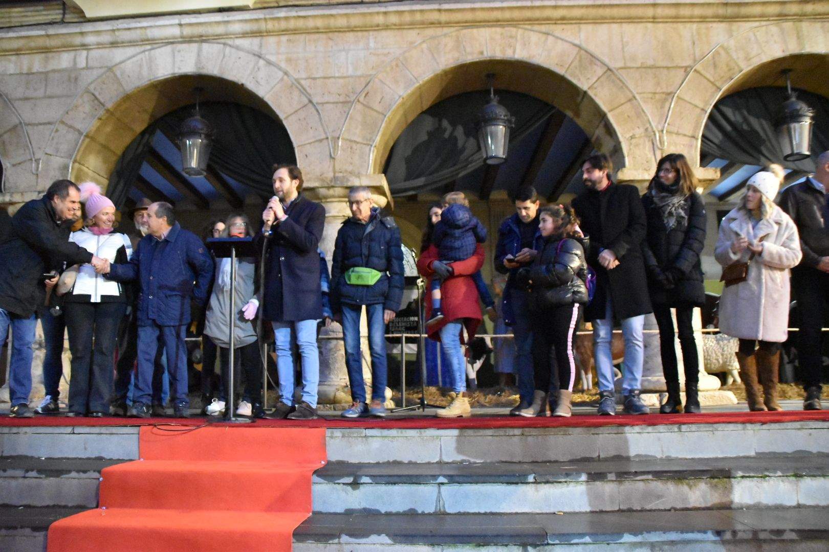 Encendido navideño en Monzón