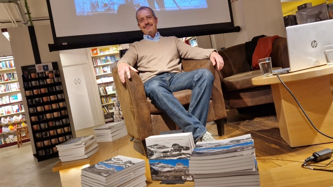 Ánchel Belmonte, en Santos Ochoa. Foto Myriam Martínez Ánchel Belmonte, en Santos Ochoa. Foto Myriam Martínez