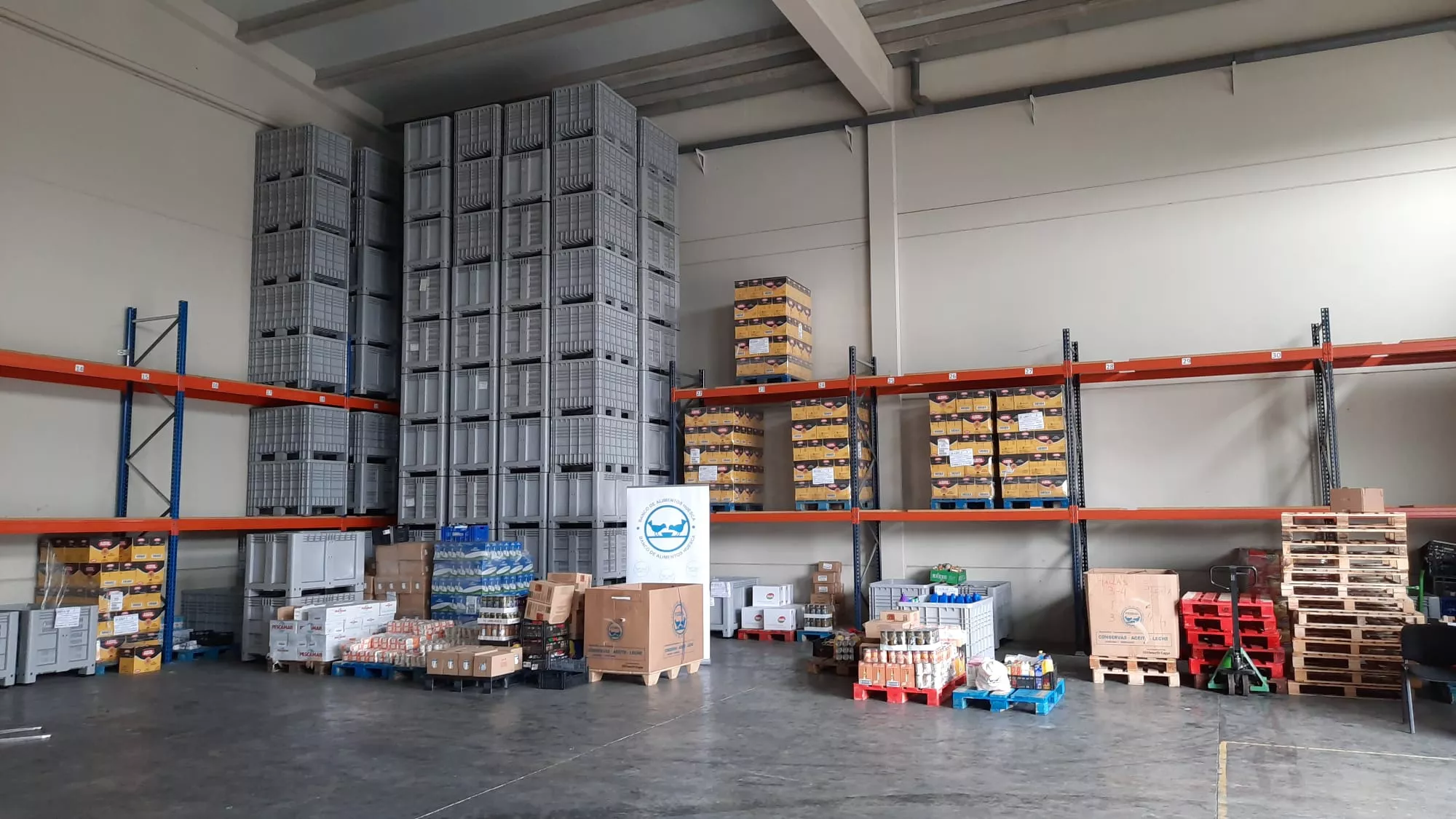 Banco de alimentos de Huesca.