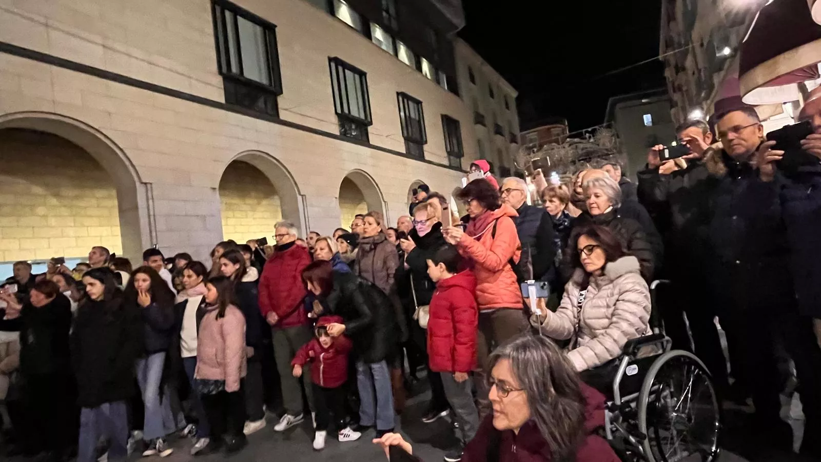 Flashmob del Conservatorio de Música de Huesca por Santa Cecilia. Foto Mercedes Manterola