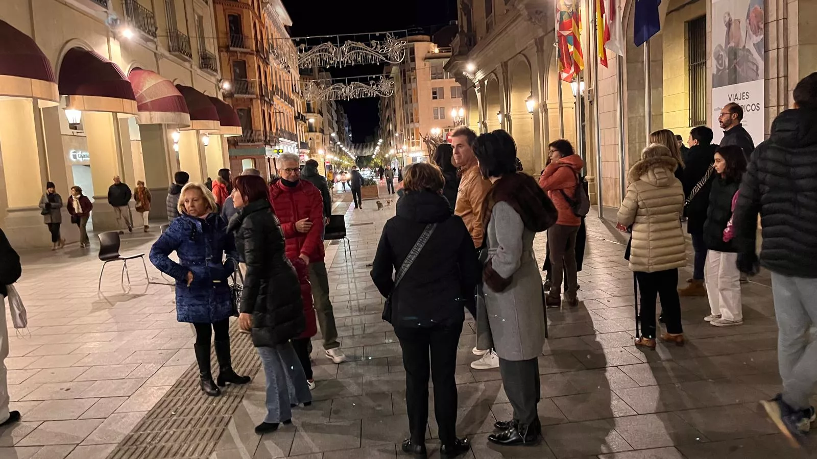 Flashmob del Conservatorio de Música de Huesca por Santa Cecilia. Foto Mercedes Manterola