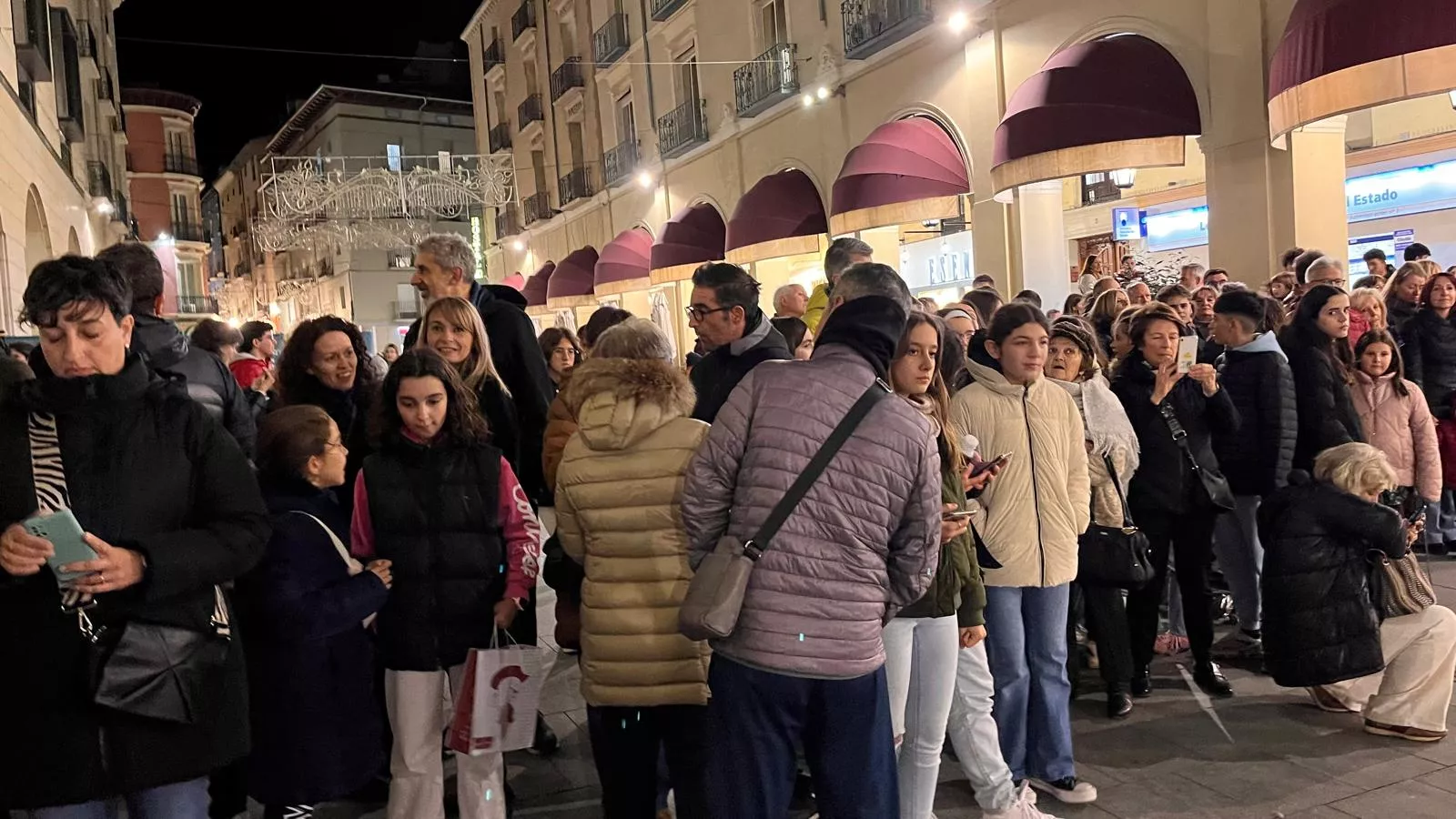 Flashmob del Conservatorio de Música de Huesca por Santa Cecilia. Foto Mercedes Manterola