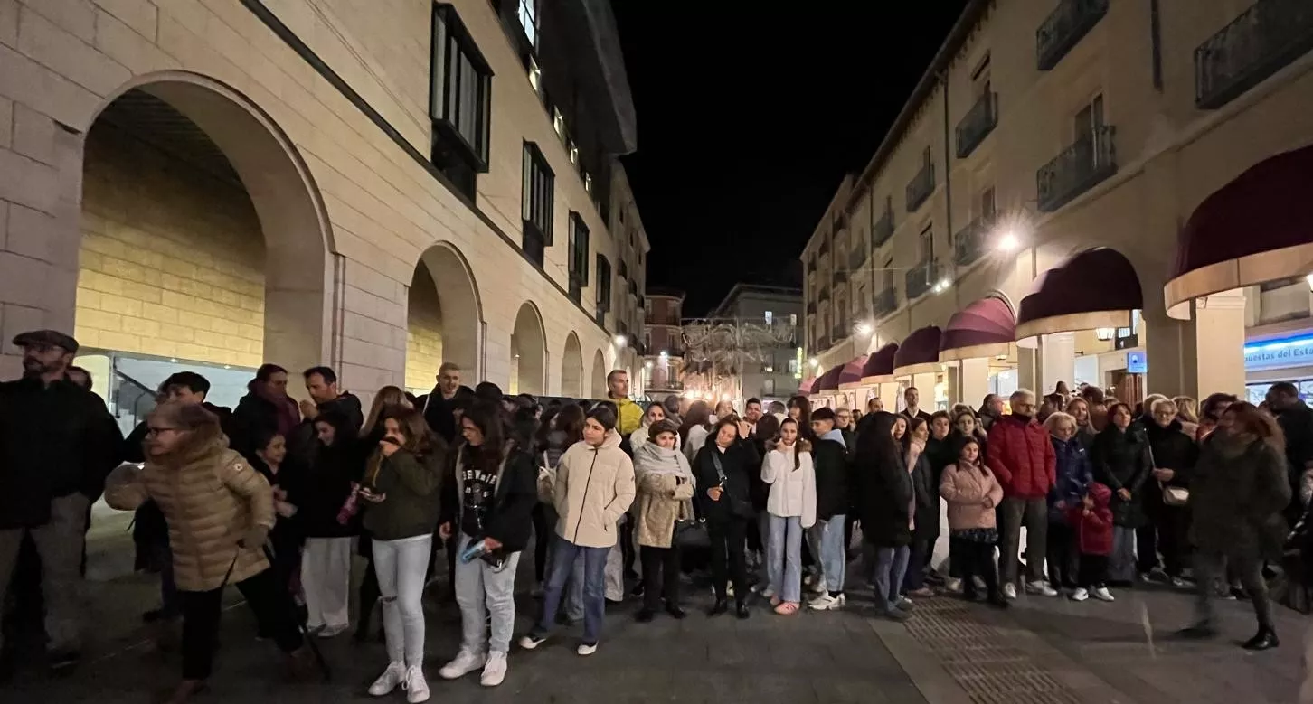 Flashmob del Conservatorio de Música de Huesca por Santa Cecilia. Foto Mercedes Manterola