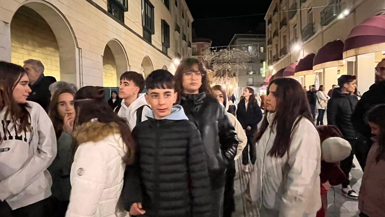 Flashmob del Conservatorio de Música de Huesca por Santa Cecilia. Foto Mercedes Manterola