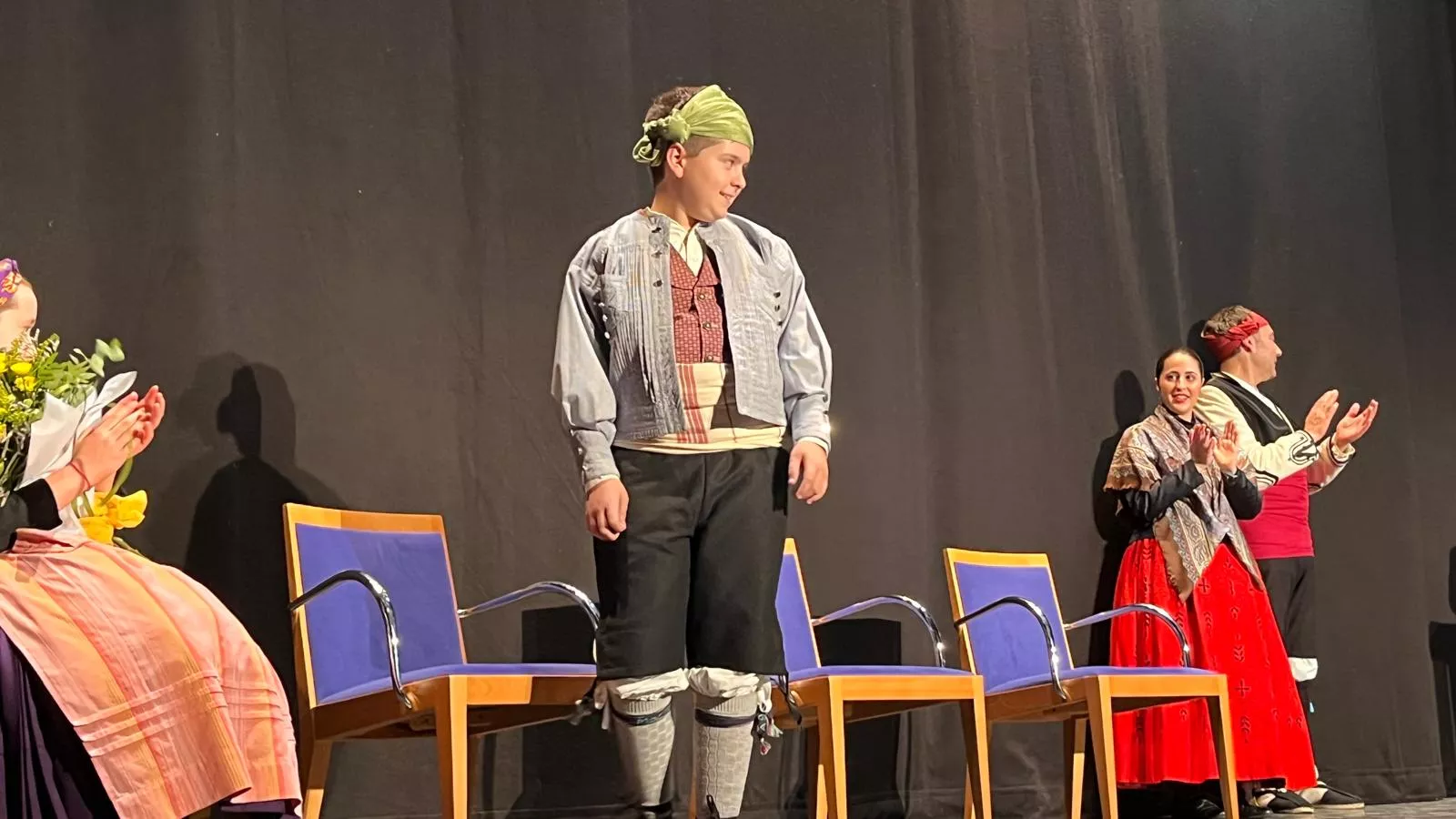 Gala de colofón del 70 aniversario de la Asociación Folklórica Santa Cecilia e inicio de sus fiestas. Foto Mercedes Manterola