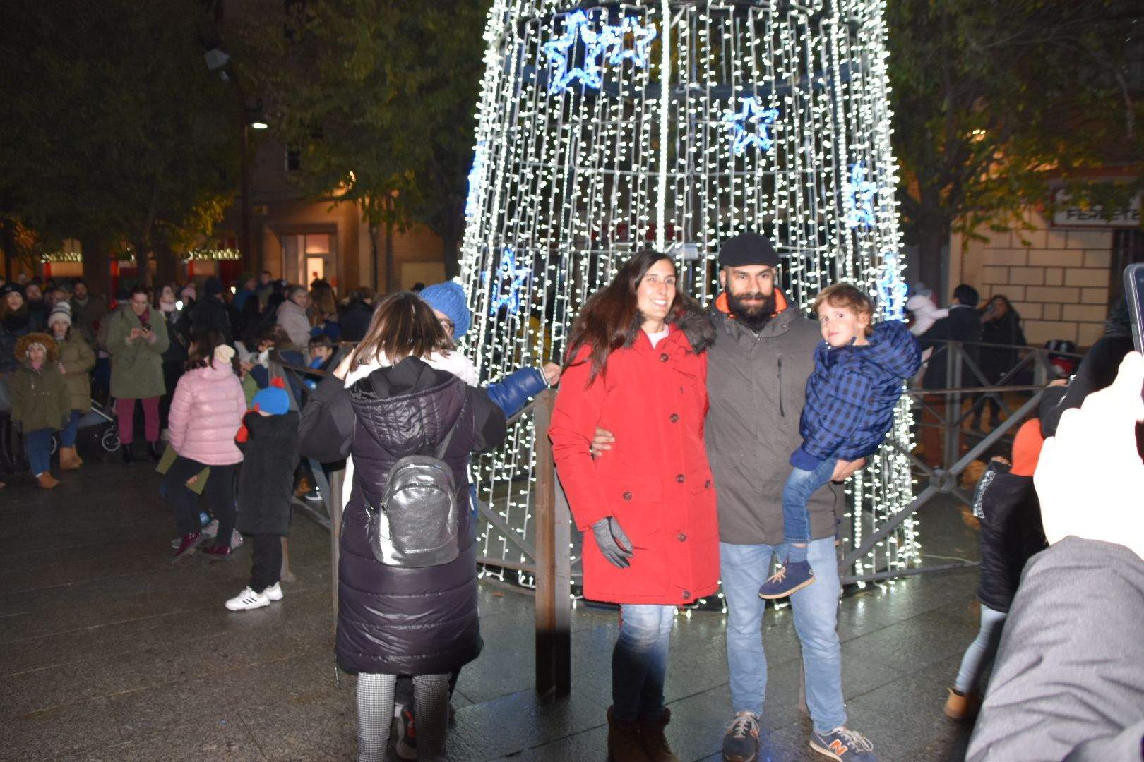 Encendido navideño en Monzón