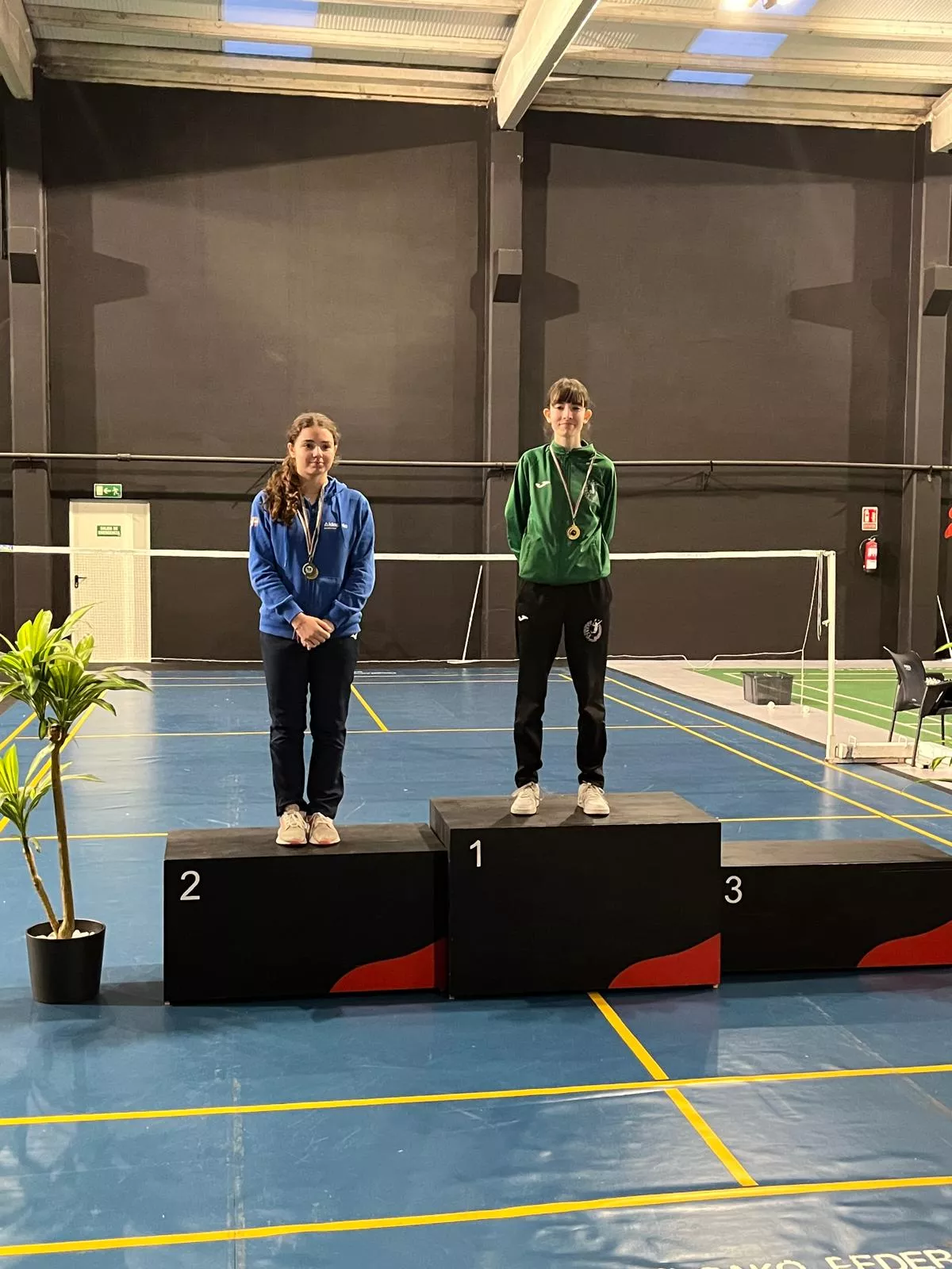 Emma Bibián en lo más alto del podio en Vitoria.