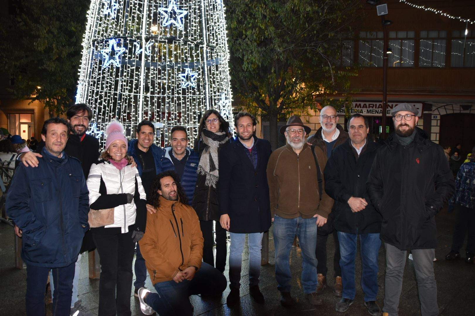 Encendido navideño en Monzón