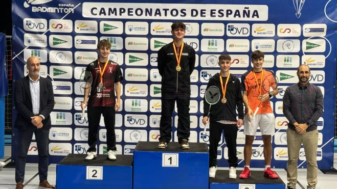 Podio individual Sub 19 con el triplete oscense Isábal, Bergua y Gállego Podio individual Sub 19 con el triplete oscense Isábal, Bergua y Gállego