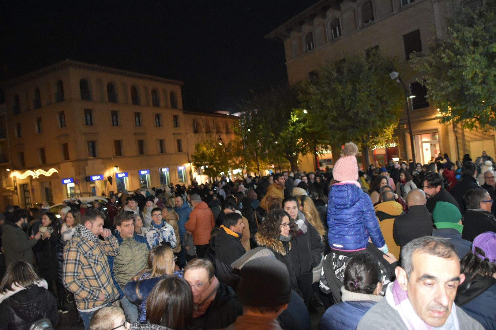 Encendido navideño en Monzón