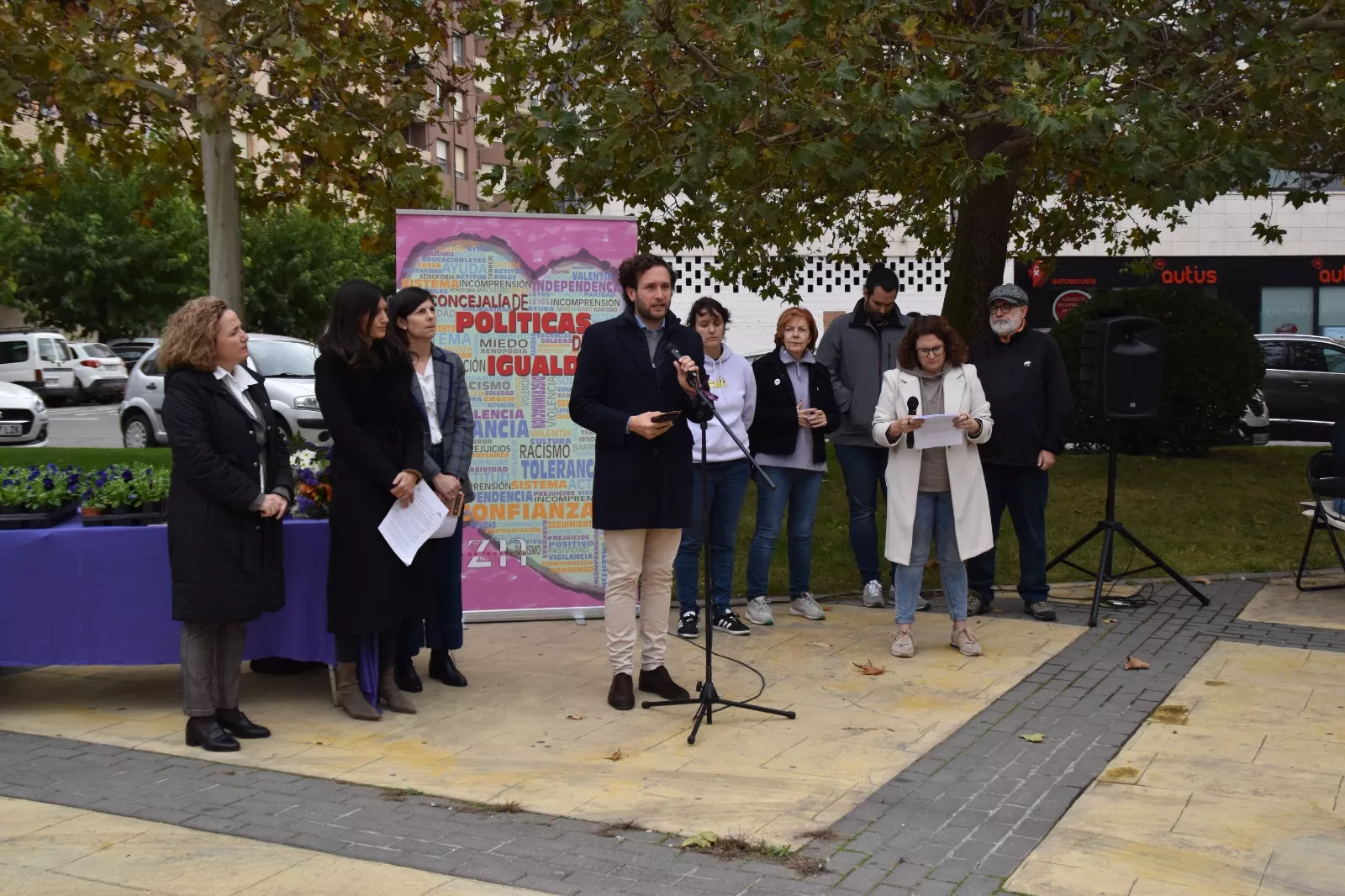 Día contra la Violencia de Género 2024 en Monzón.