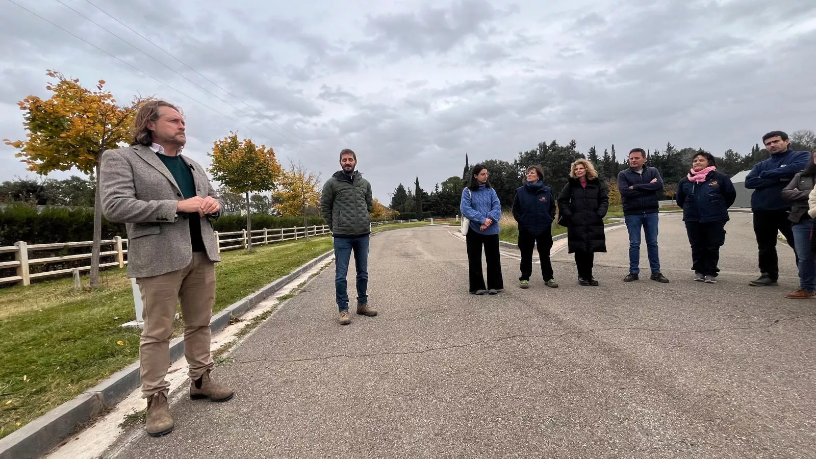 Presentación del jardín seco del CDAN. Foto Mercedes Manterola