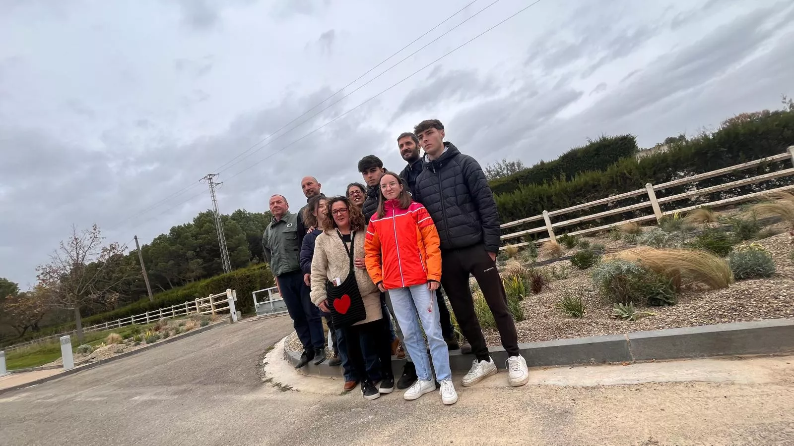 Presentación del jardín seco del CDAN. Foto Mercedes Manterola