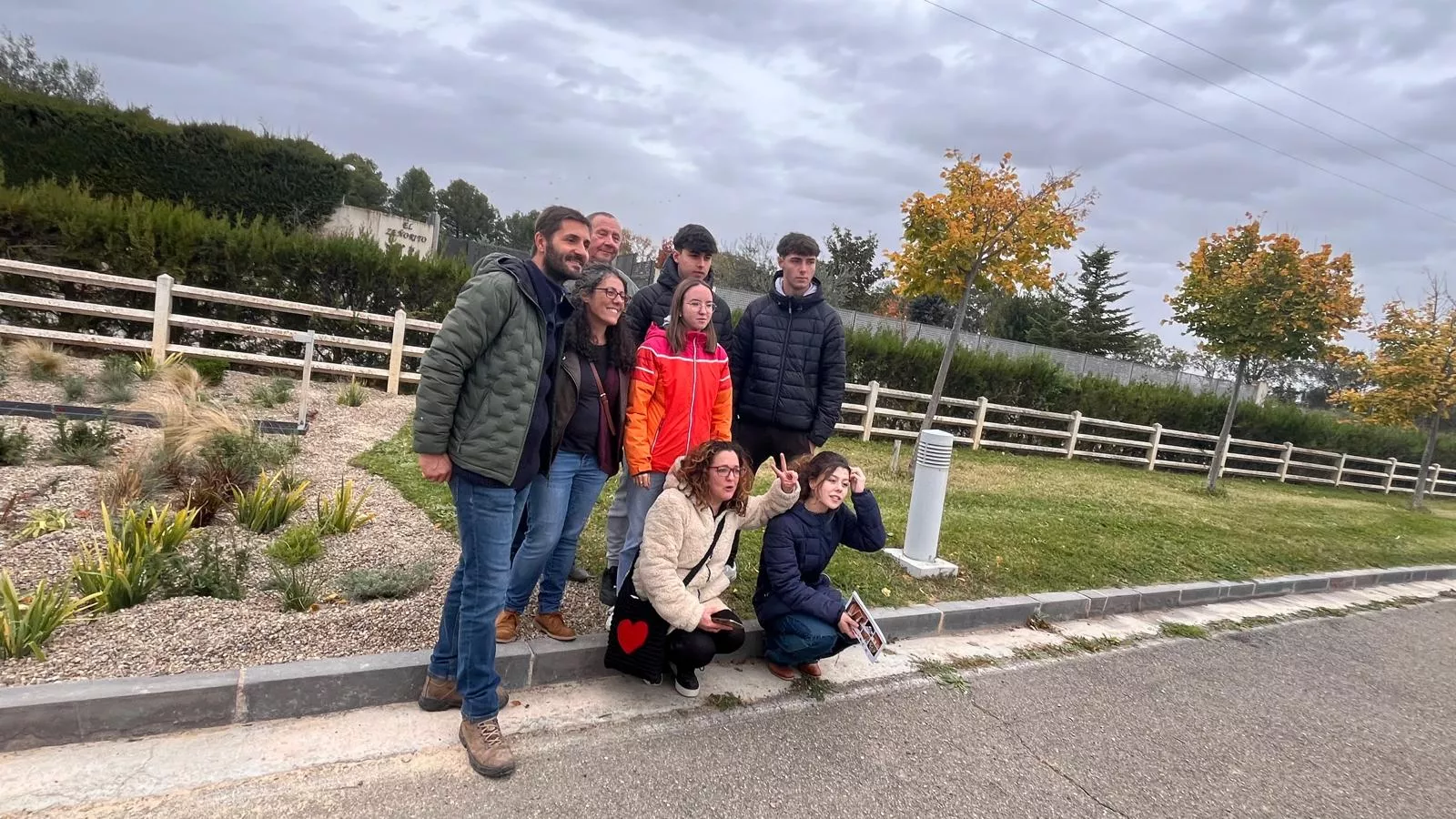 Presentación del jardín seco del CDAN. Foto Mercedes Manterola