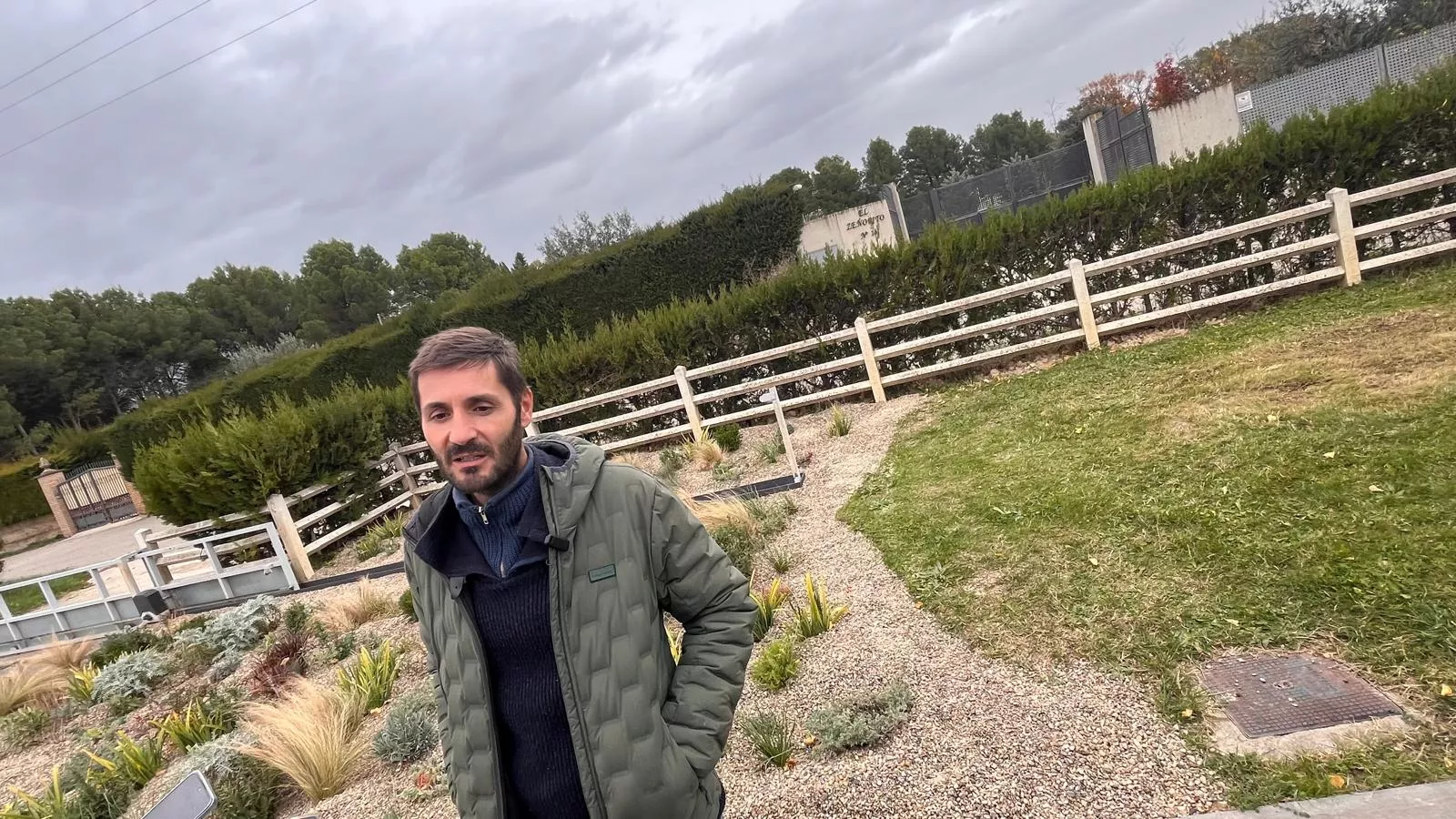 Presentación del jardín seco del CDAN. Foto Mercedes Manterola