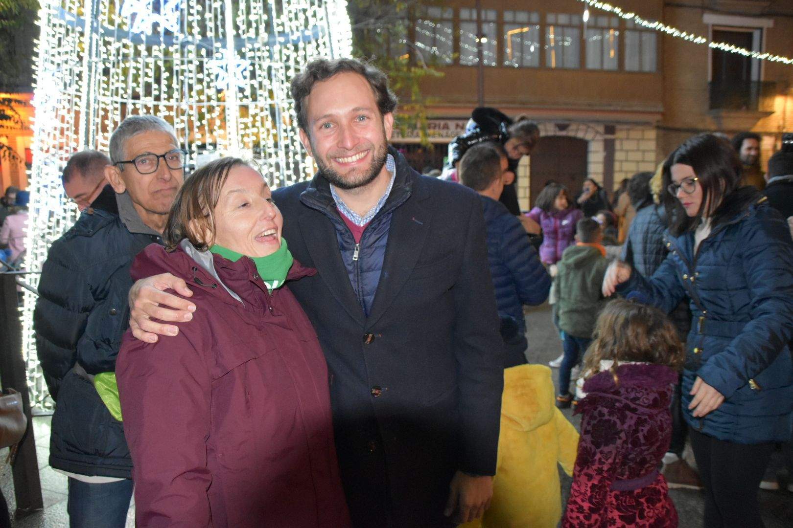 Encendido navideño en Monzón 