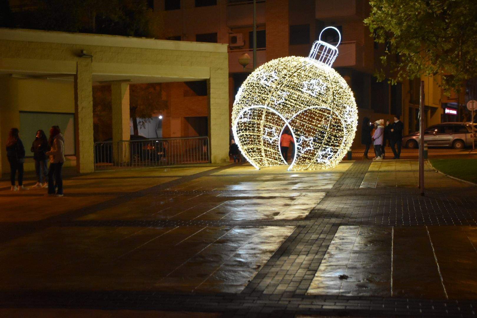Encendido navideño en Monzón 