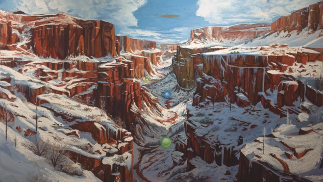 'Refugio de las orbes' de Daniel Vera, primer accésit. 'Refugio de las orbes' de Daniel Vera, primer accésit.