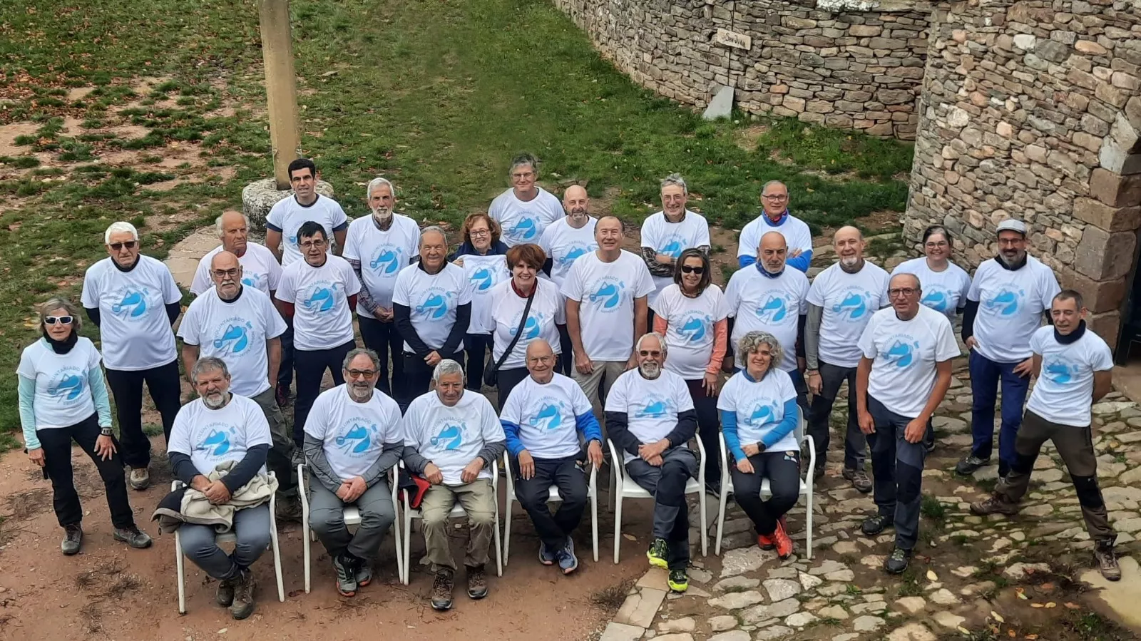 Voluntarios del programa de mantenimiento de senderos. Nocito acoge una jornada para reconocer las buenas praxis de los senderistas.