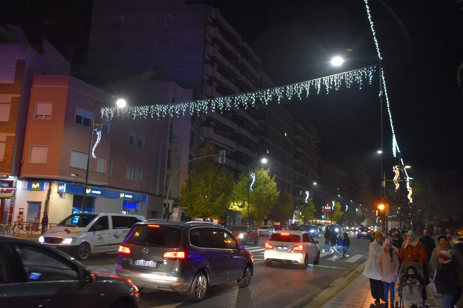 Encendido navideño en Monzón 