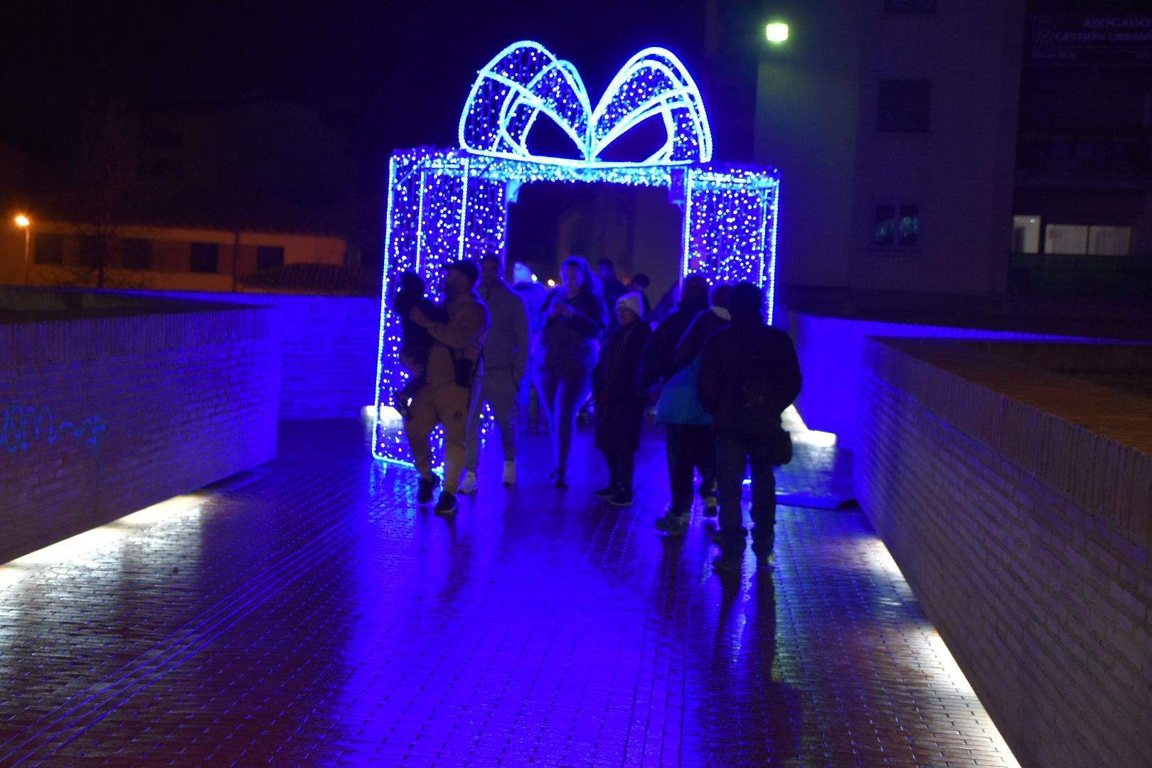 Encendido navideño en Monzón 