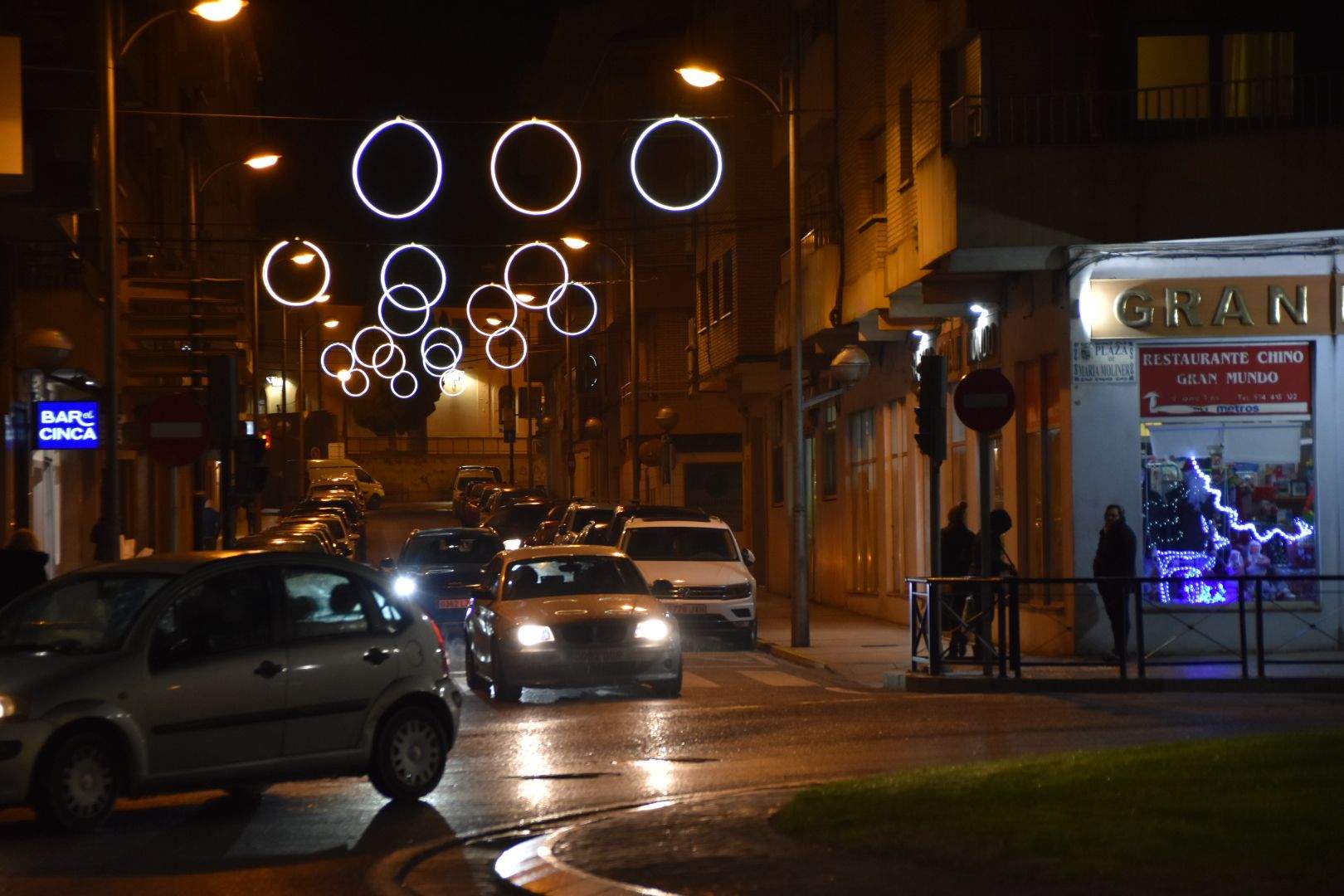 Encendido navideño en Monzón 