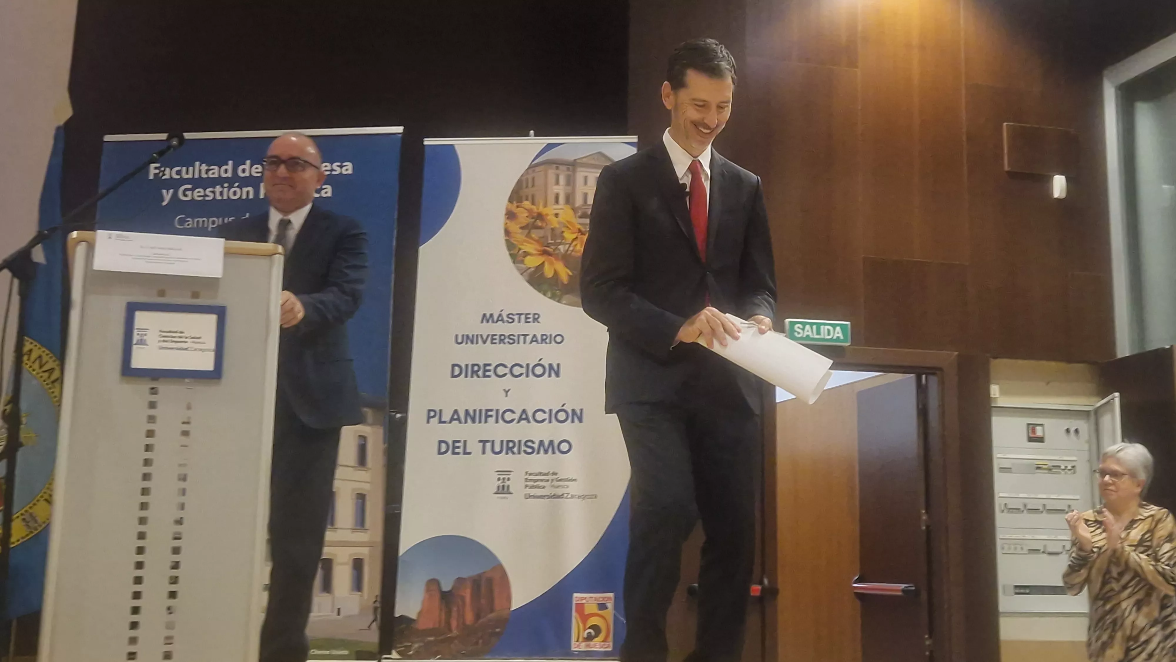 José Puzo, Fiesta de la Facultad de Ciencias de la Salud y el Deporte. Foto Myriam Martínez