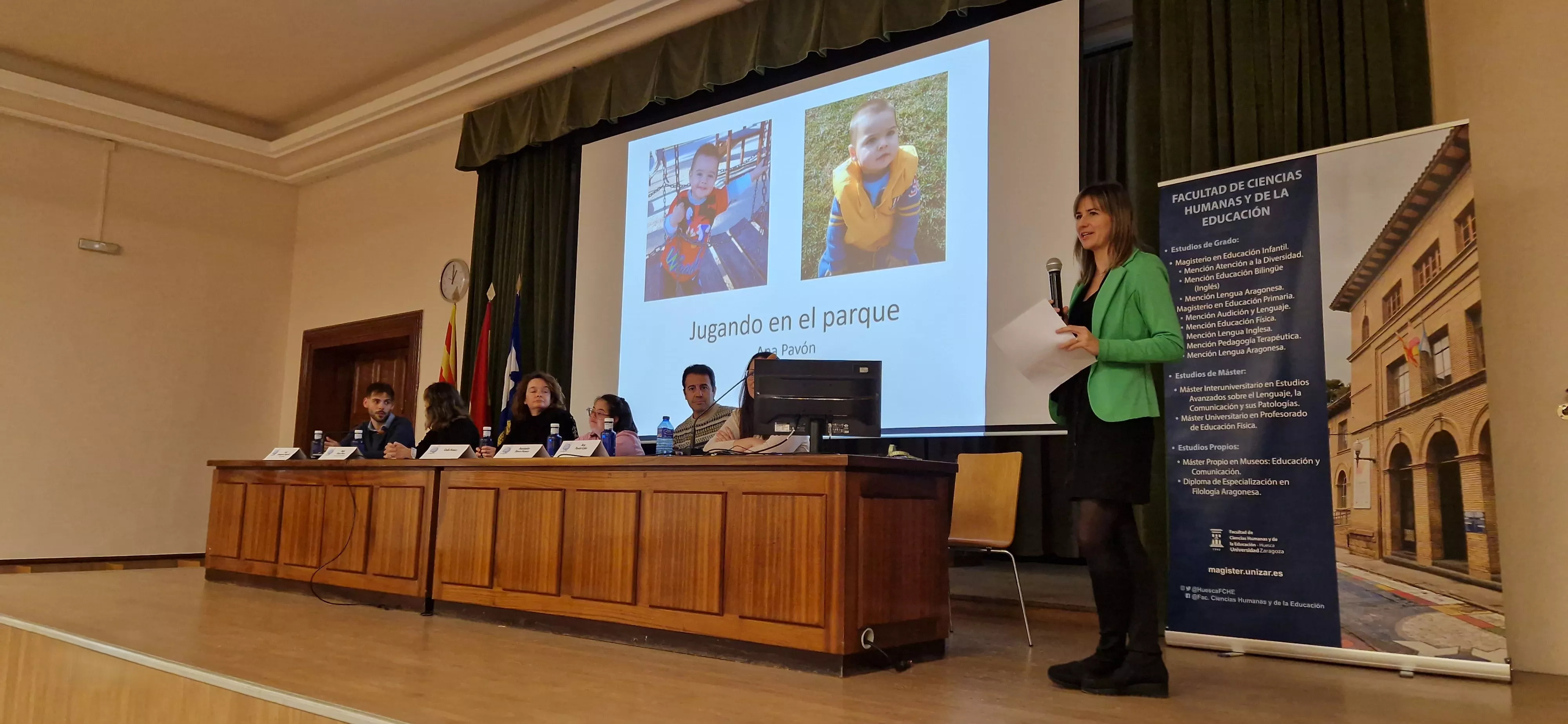 Inicio de la última sesión de las XXXIII Jornadas de Psicología de Huesca