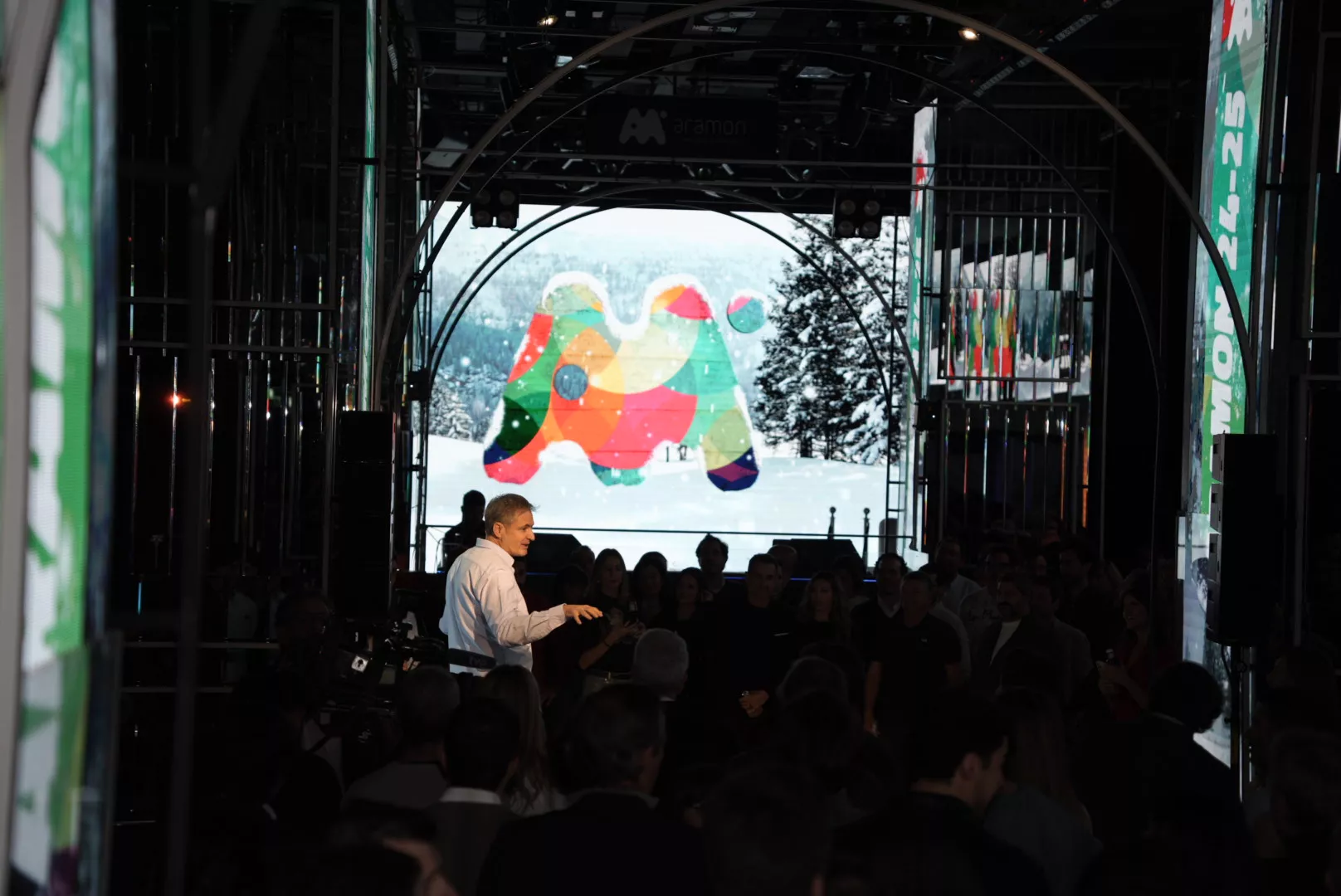 Antonio Gericó, presidente ejecutivo del Grupo Aramón, durante la presentación.