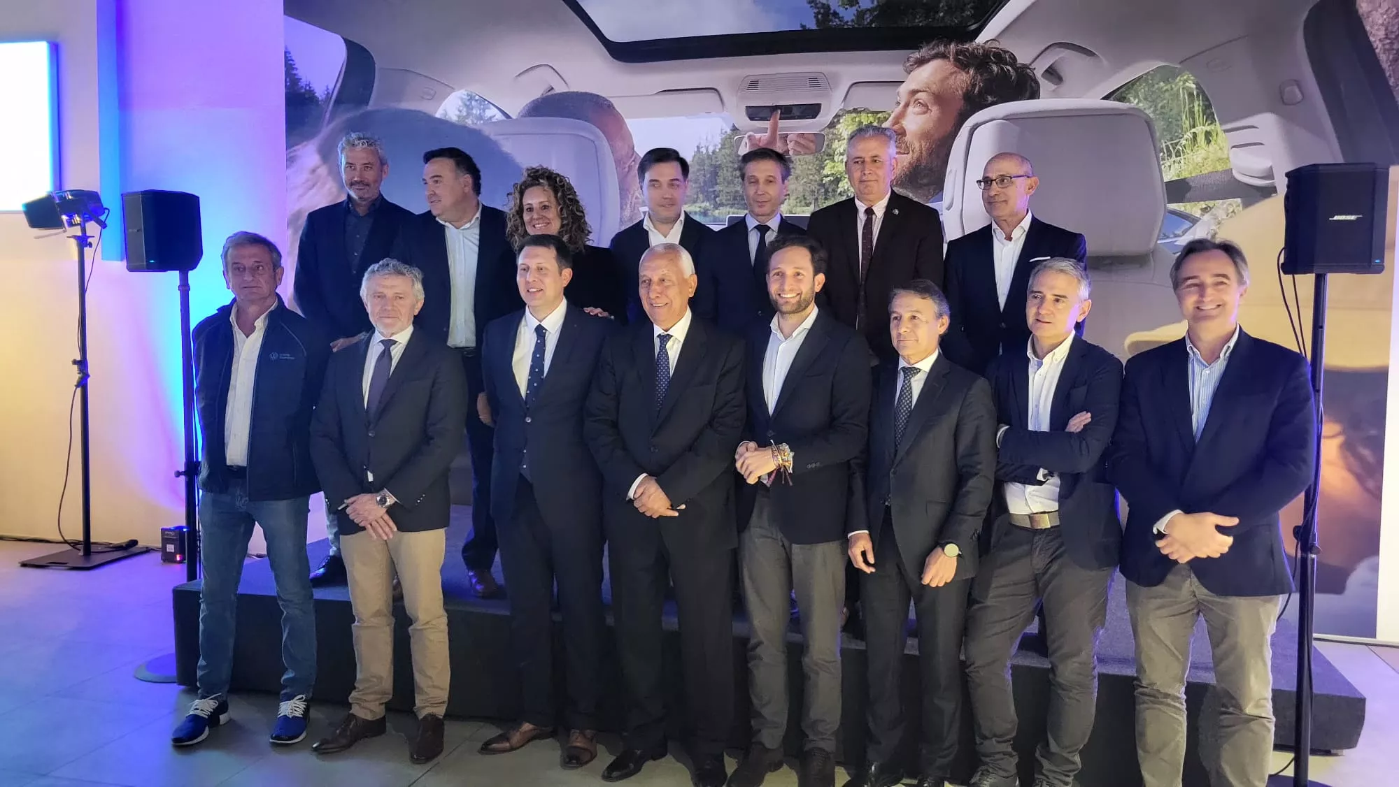 Inauguración de las instalaciones de Automóviles Cabrero en Monzón