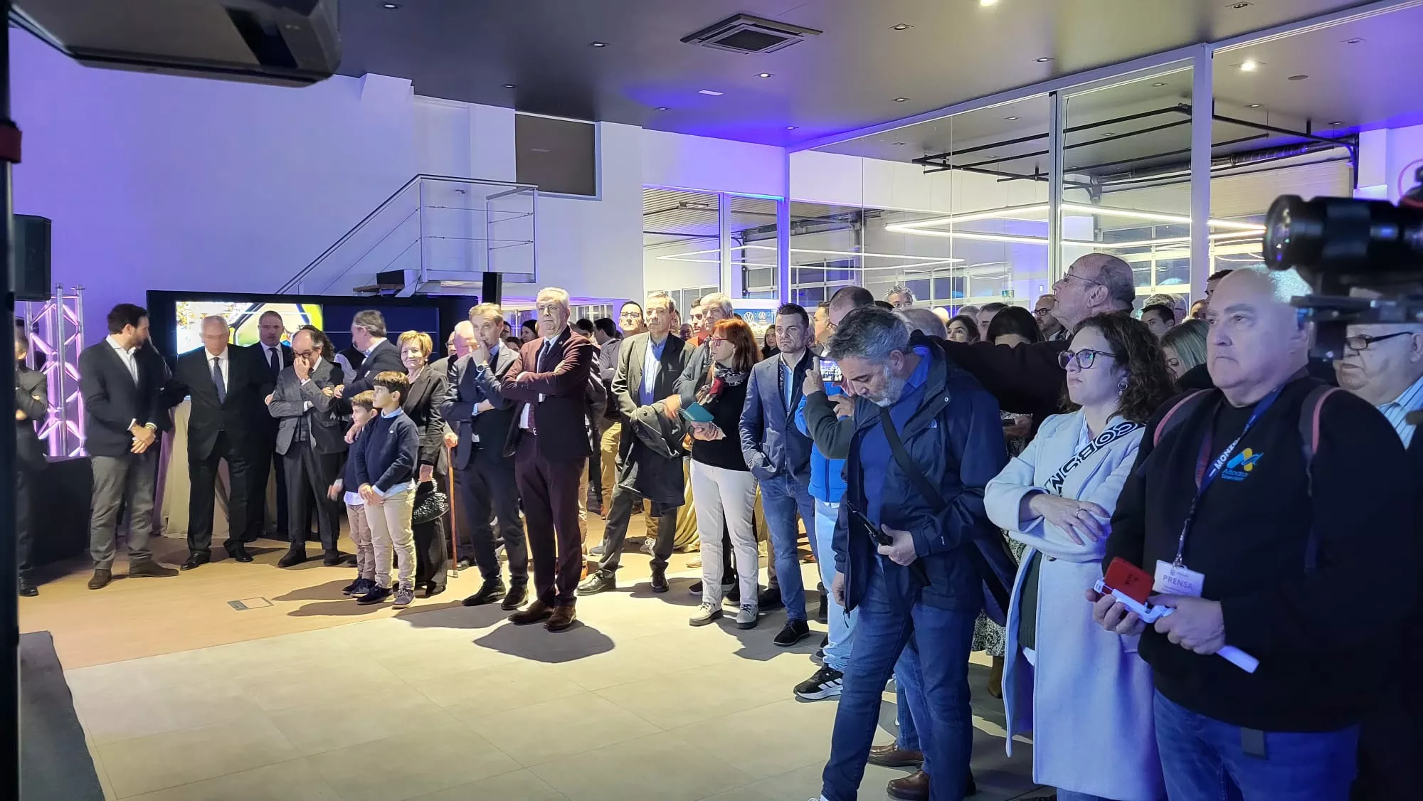 Inauguración de las instalaciones de Automóviles Cabrero en Monzón