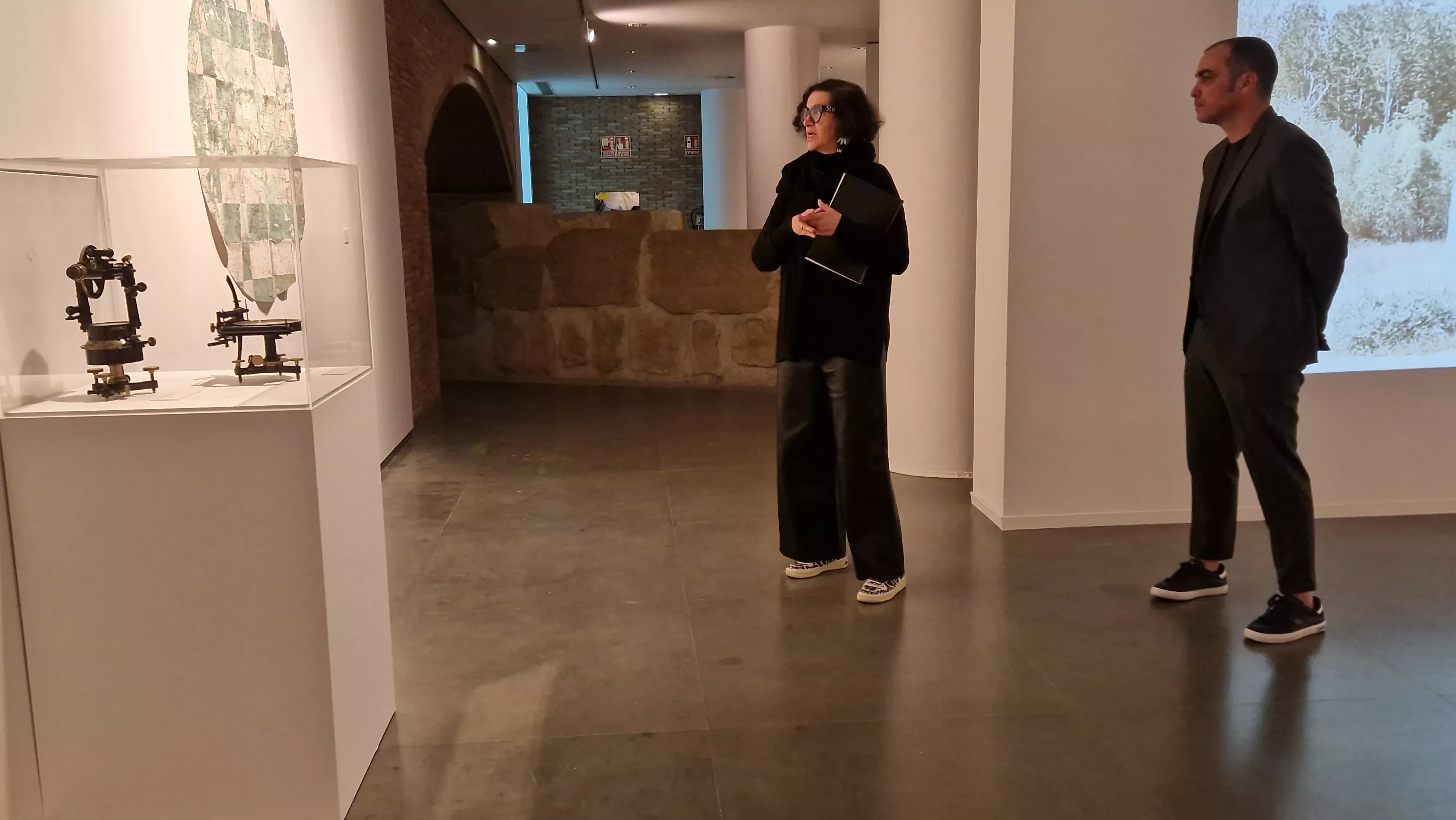 Chus Tudelilla, comisaria de la exposición "Largo es el tiempo". Foto Myriam Martínez