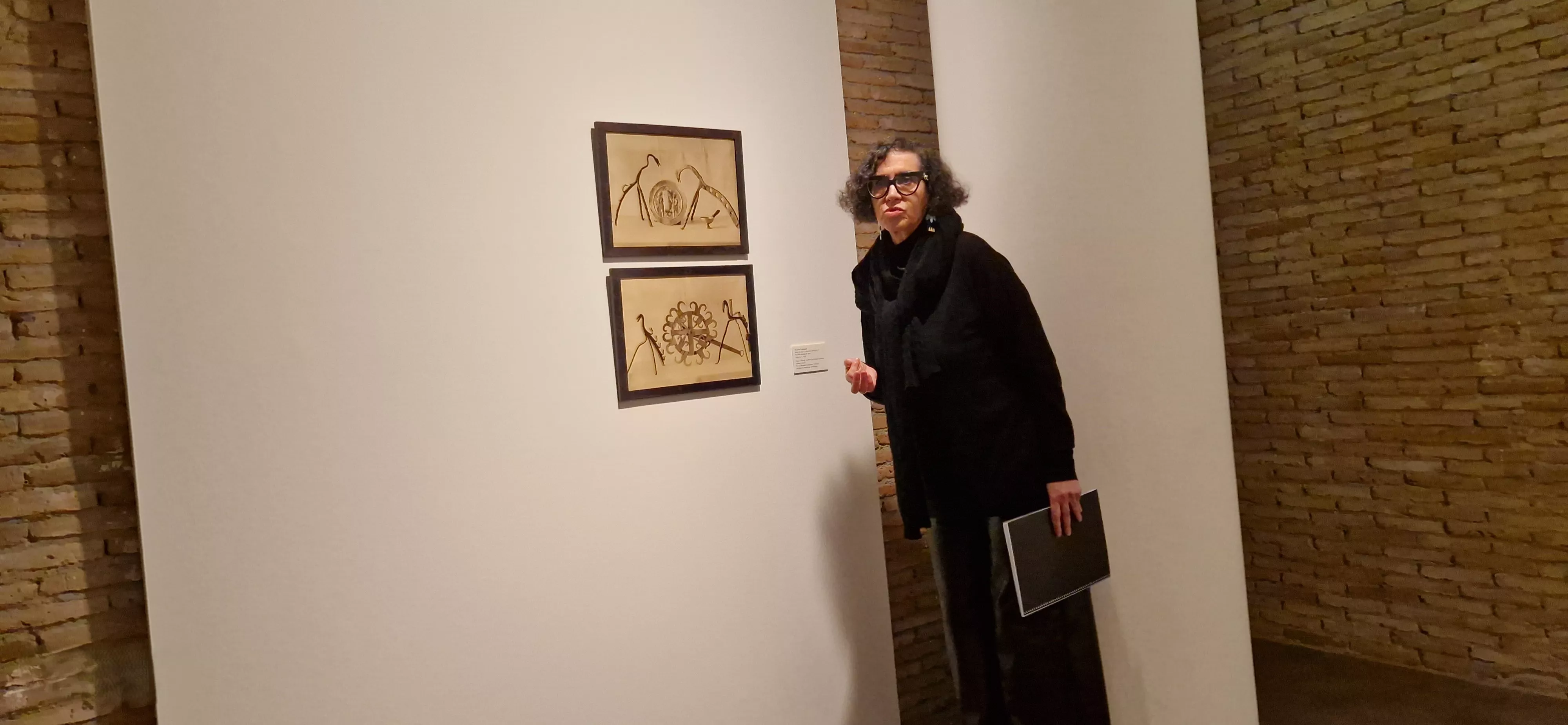 Chus Tudelilla, comisaria de la exposición "Largo es el tiempo". Foto Myriam Martínez