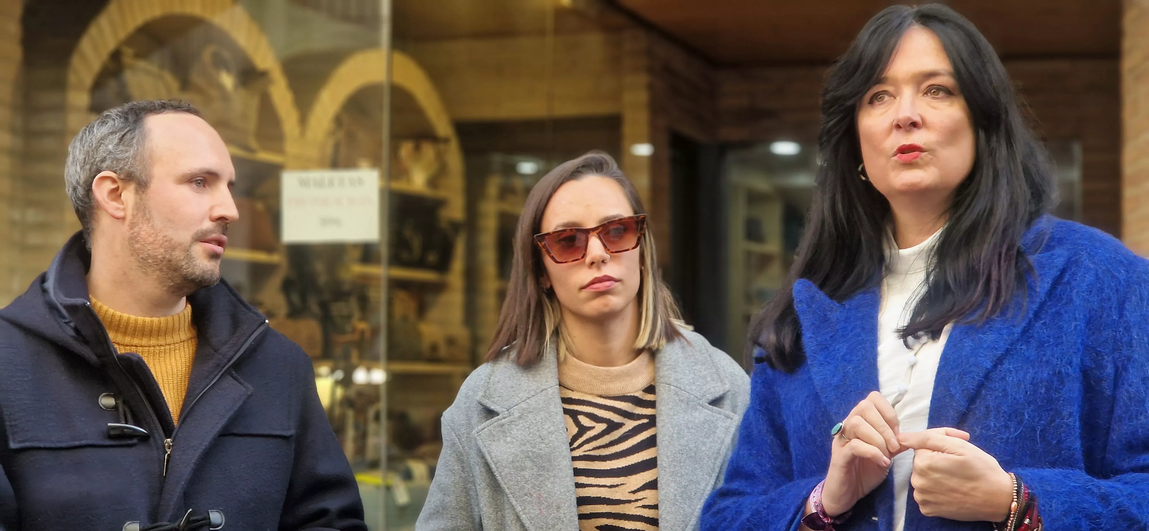 Vera Galindo, en el centro de la imagen. Foto Myriam Martínez